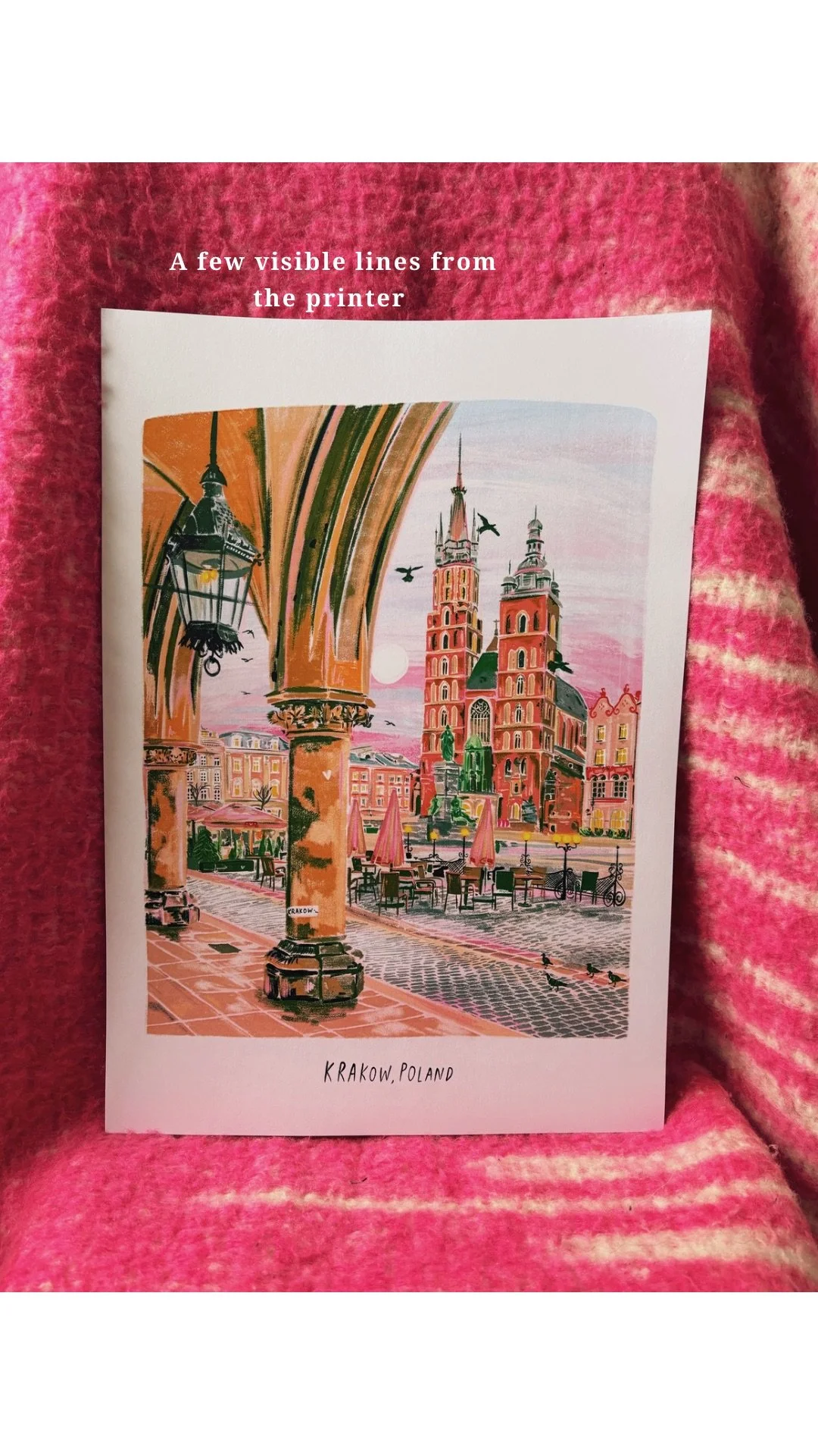 Misprint A3 Print - Krakow