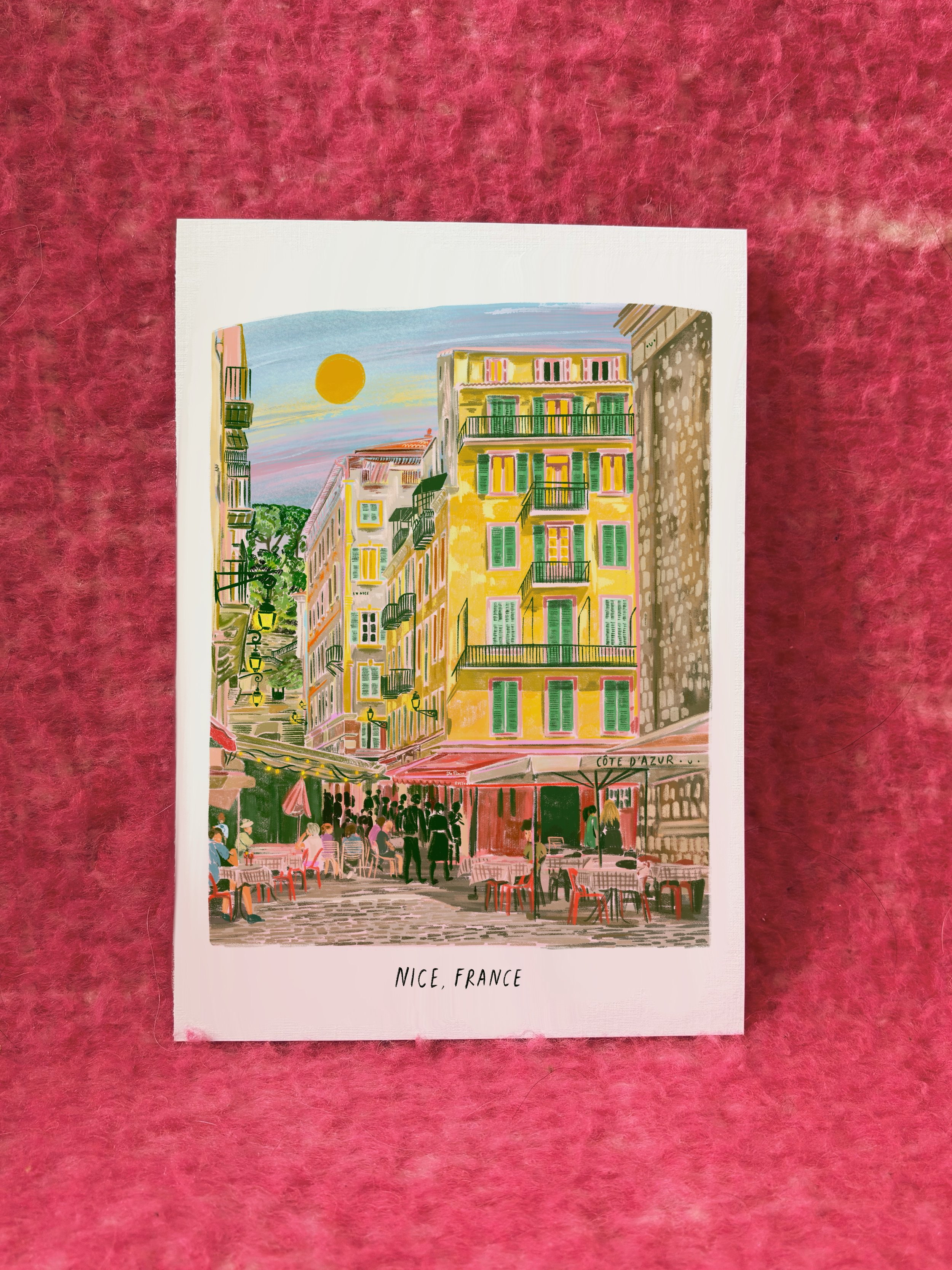 A3 / A4 / A5 Love Notes from Nice print - with or without text