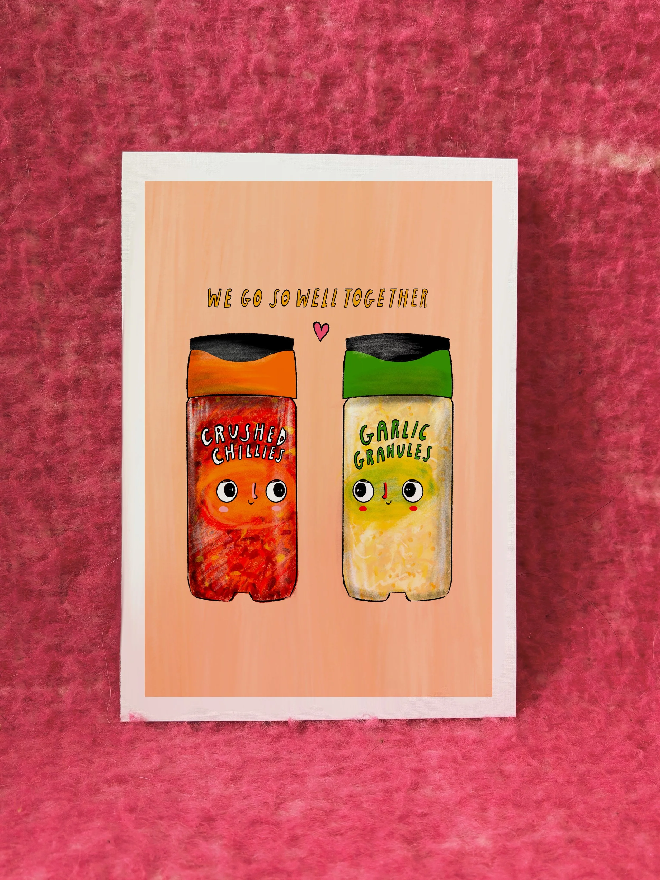 A3 / A4 / A5 We Go So Well Together Kitchen Print