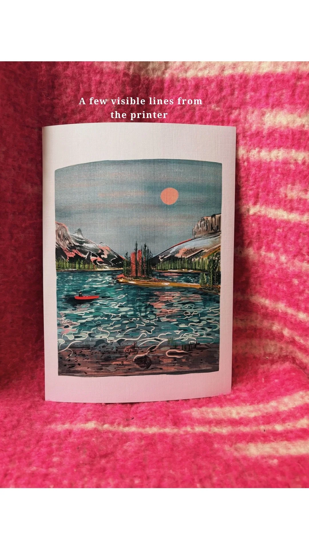 Misprint A4 Print - Canadian Rockies