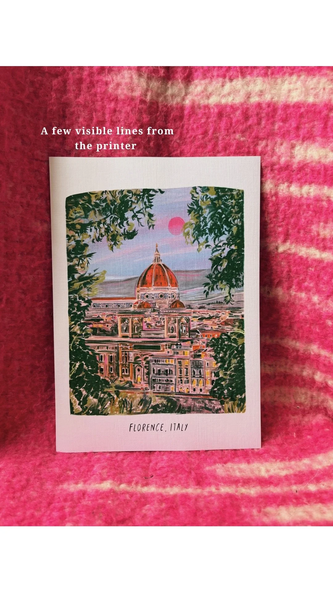 Misprint A4 Print - Florence
