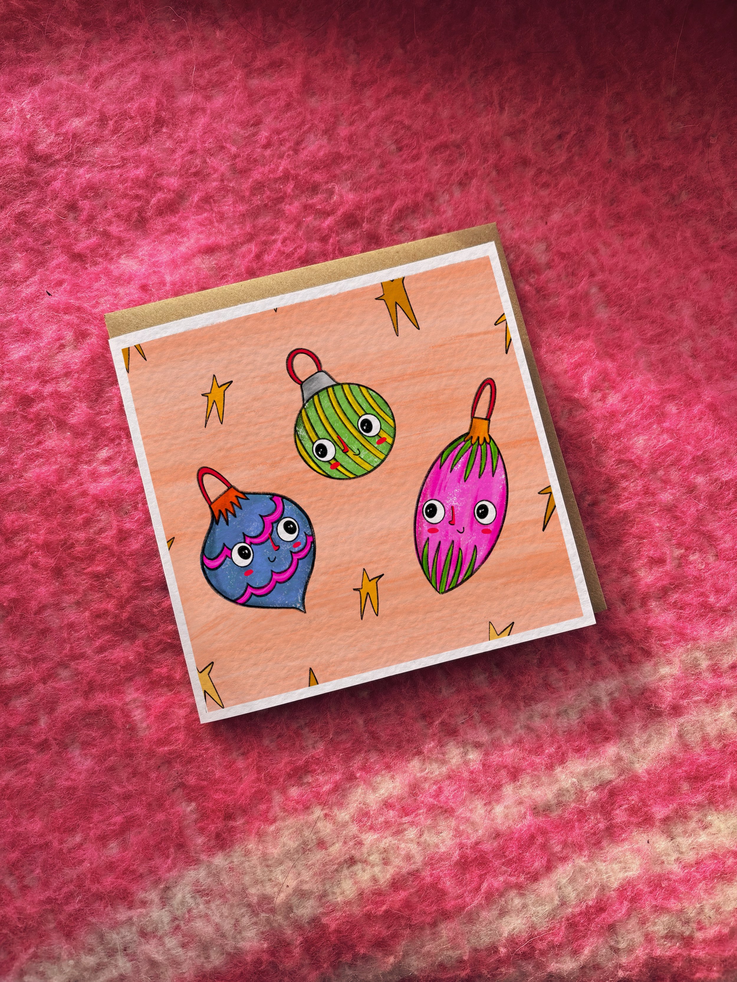 Bauble Besties card