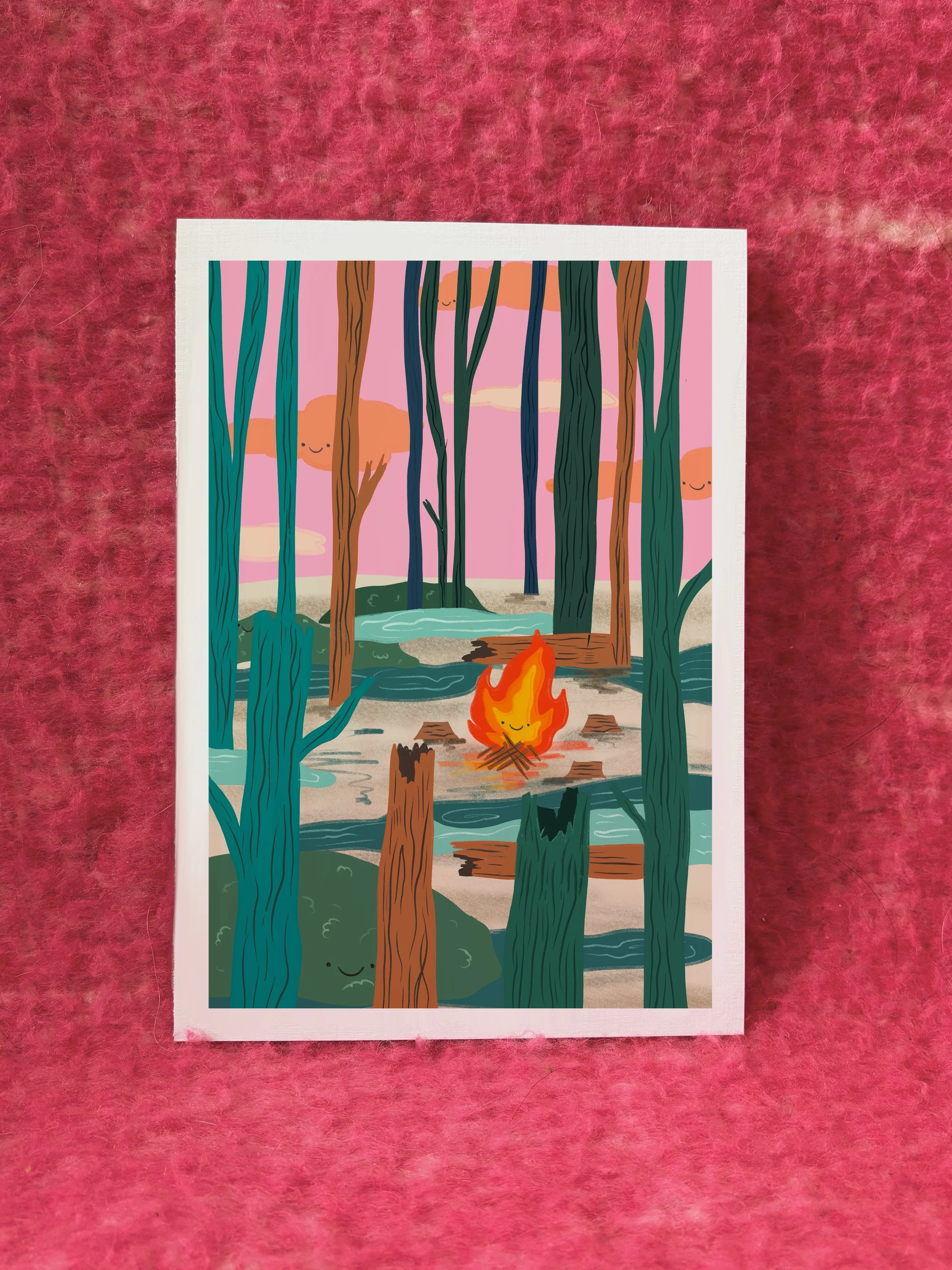 A3 / A4 / A5 Into The Woodz Print