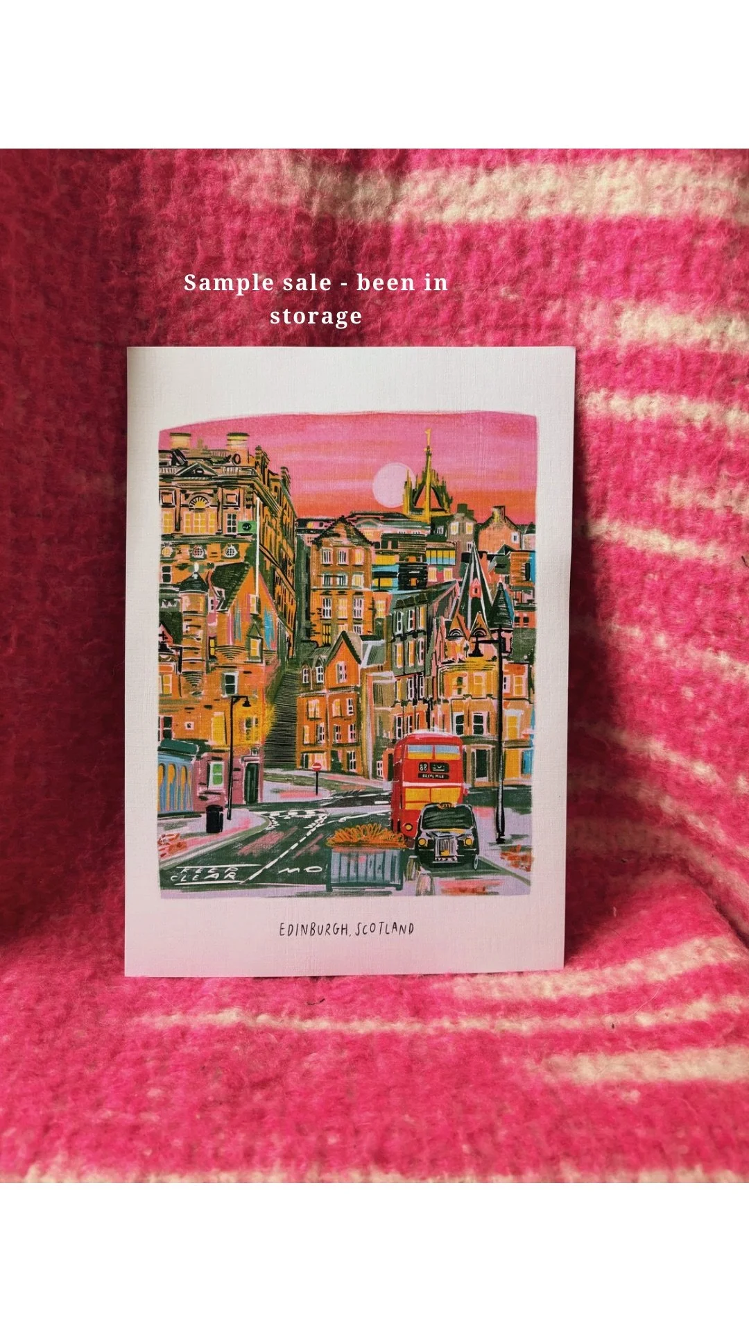 Sample Sale A4 Print - Edinburgh Old Town