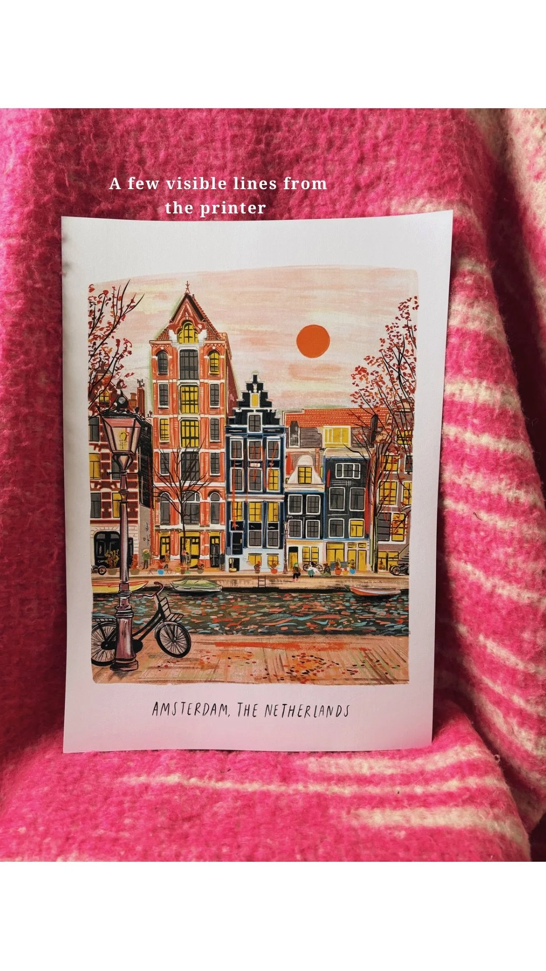 Misprint A3 Print - Amsterdam