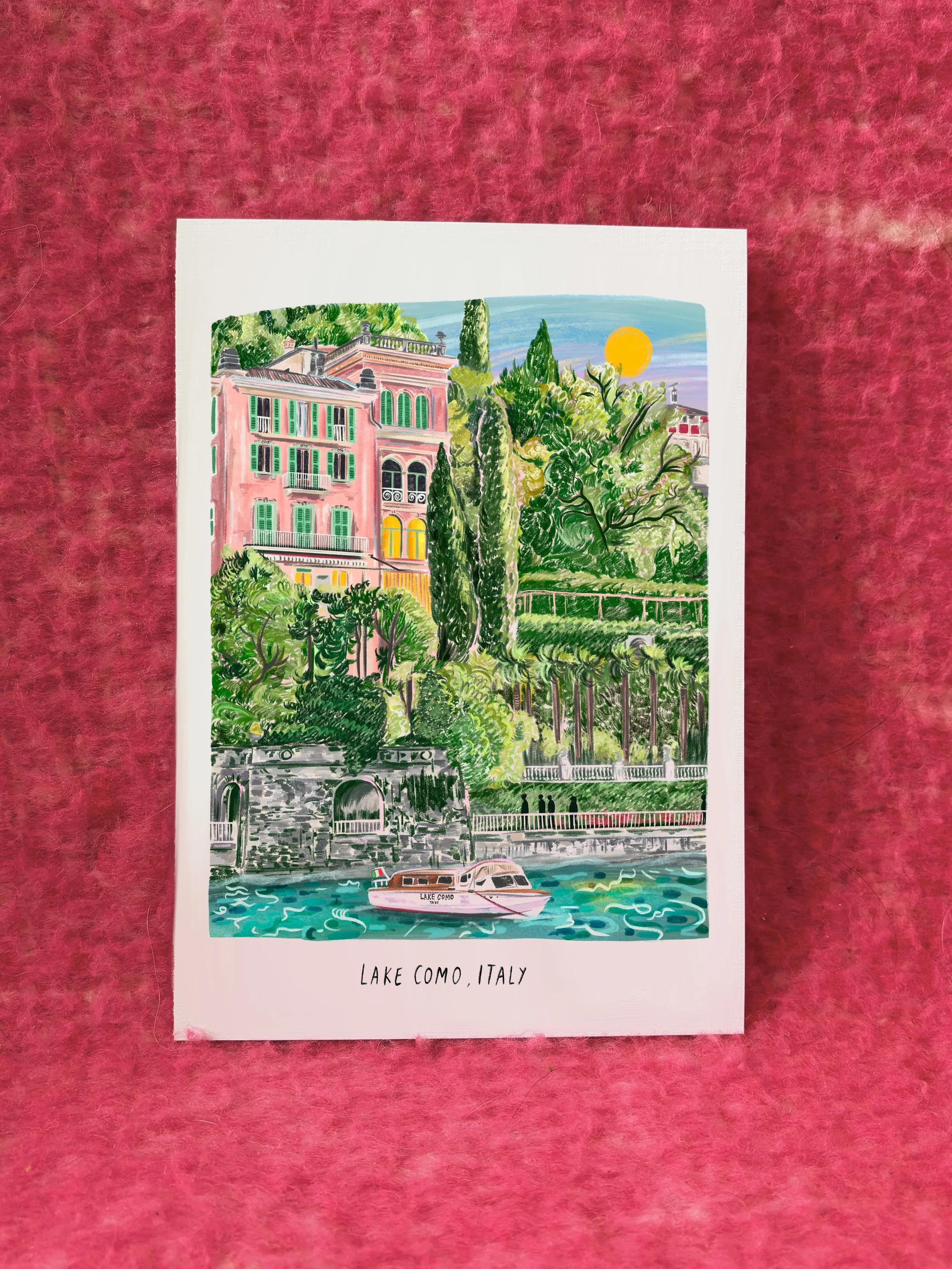A3 / A4 / A5 With Love from Lake Como print - with or without text