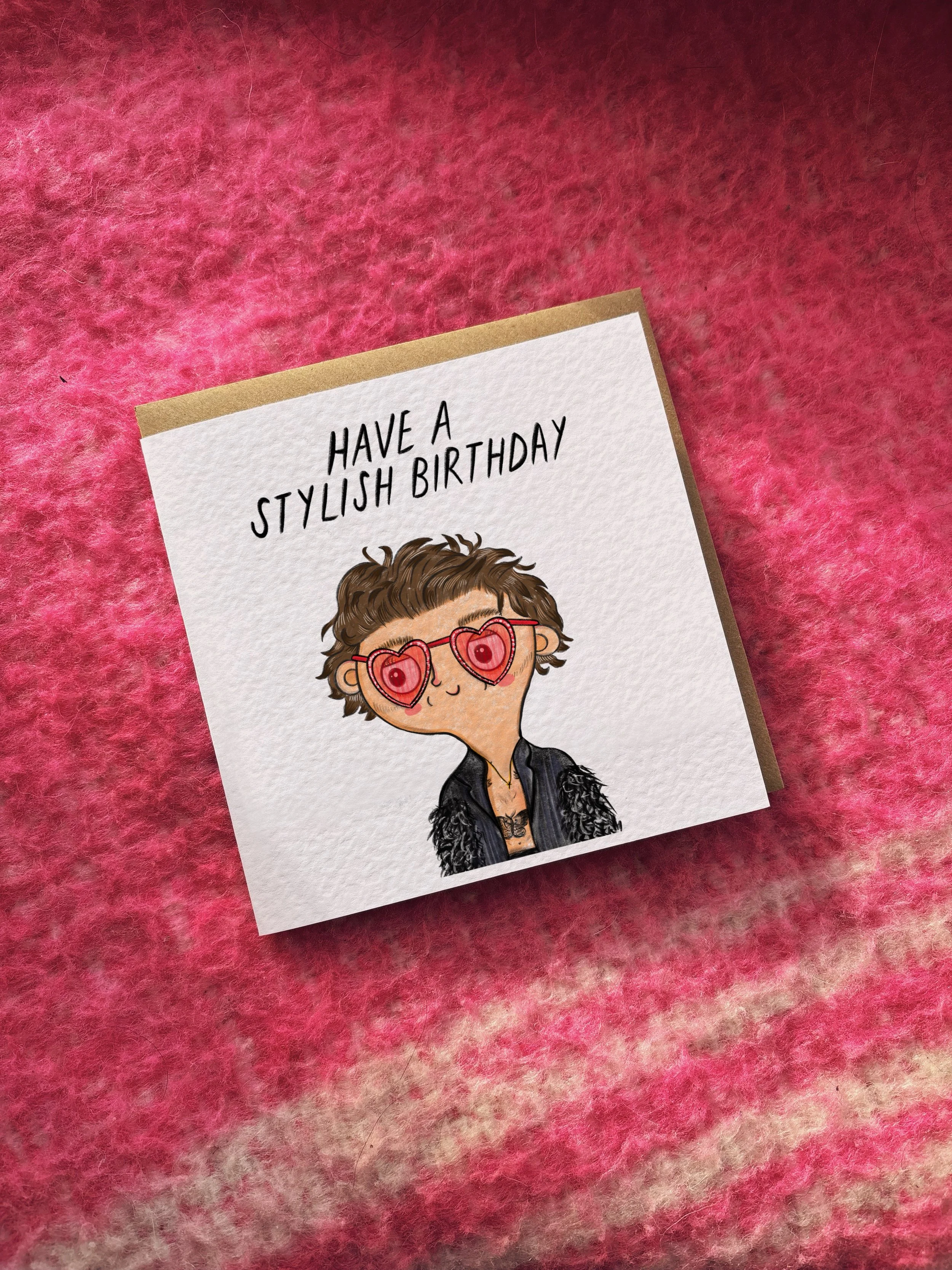 Harry Styles Birthday card