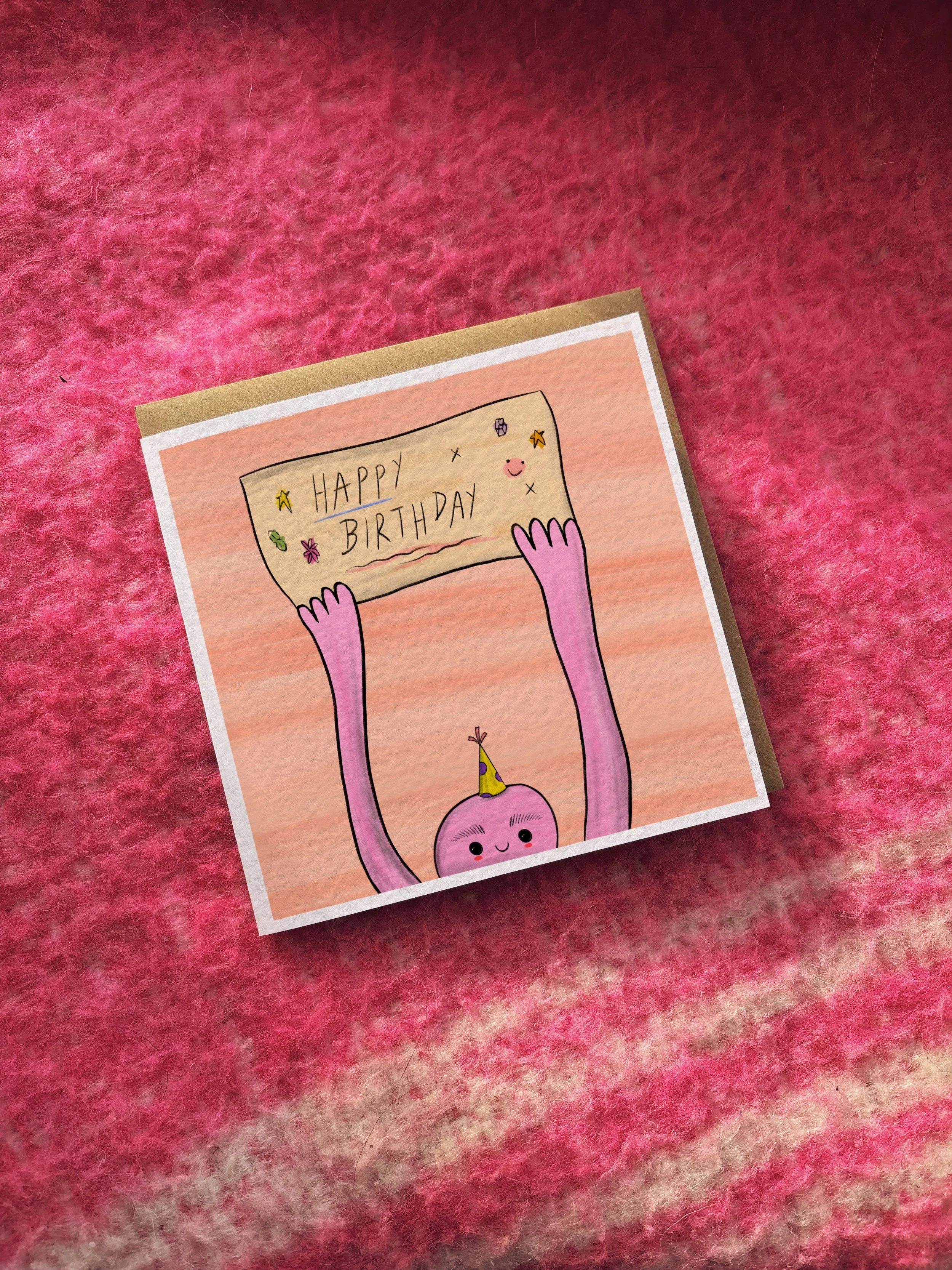 Happy Birthday (sign) card