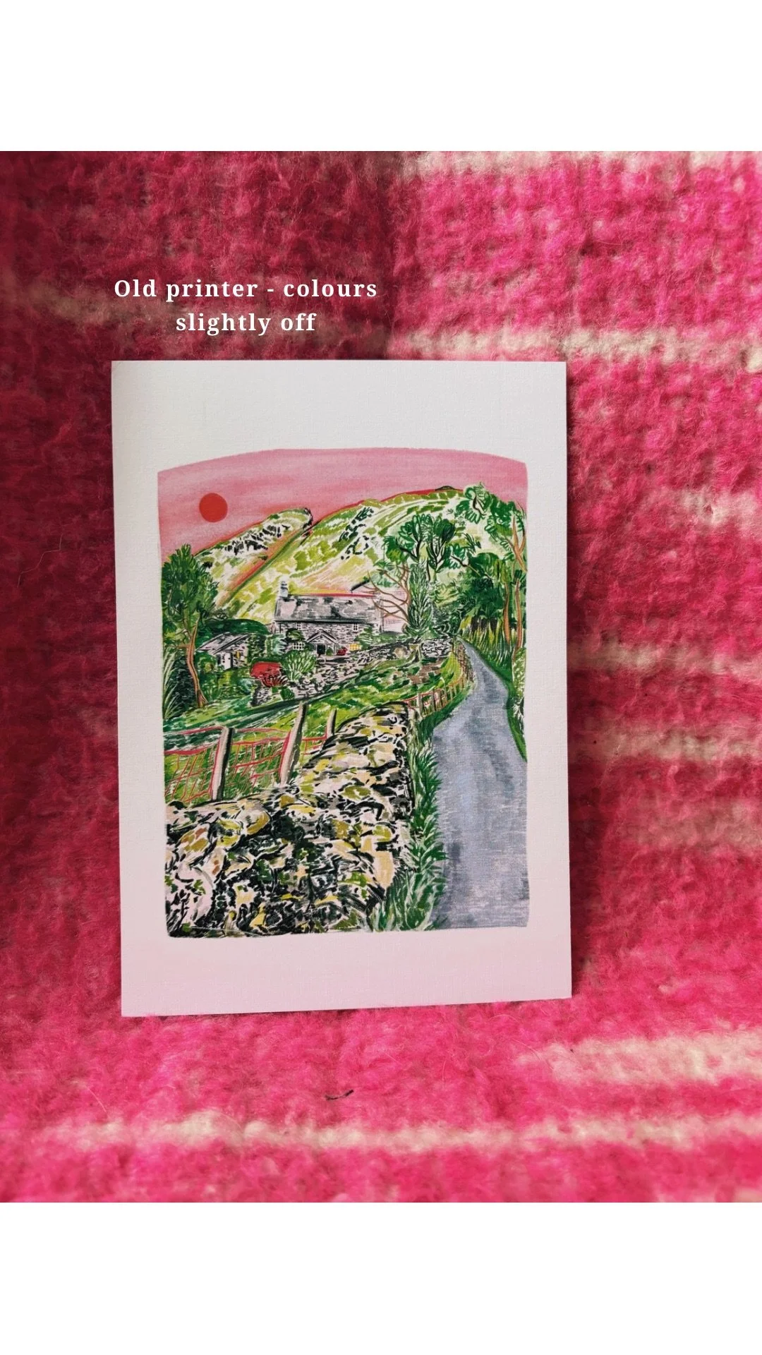 Misprint A5 Print - Lake District
