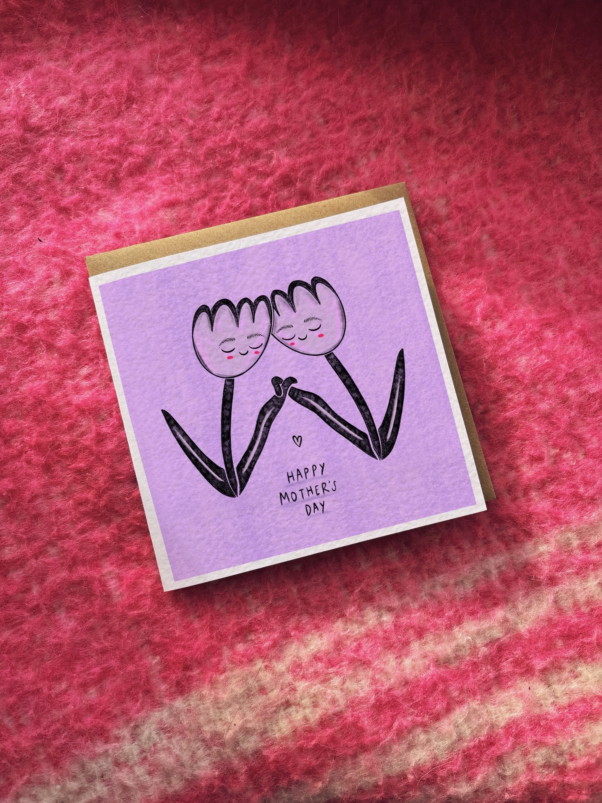 Happy Mother’s Day card (tulips)