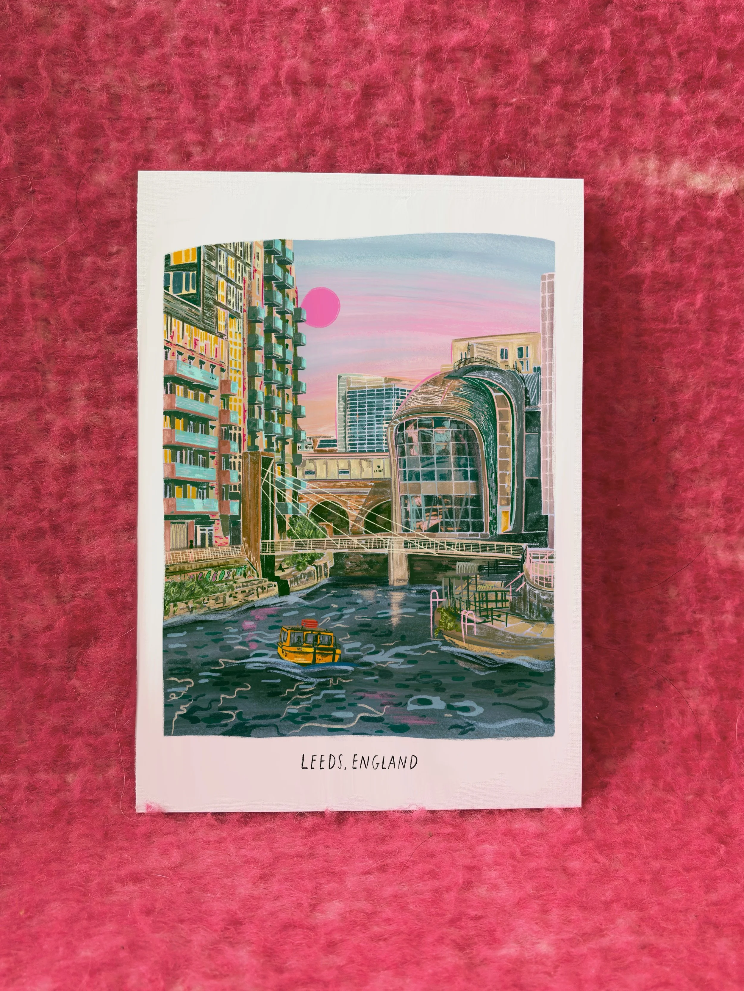 A3 / A4 / A5 Late Summer in Leeds print - with or without text