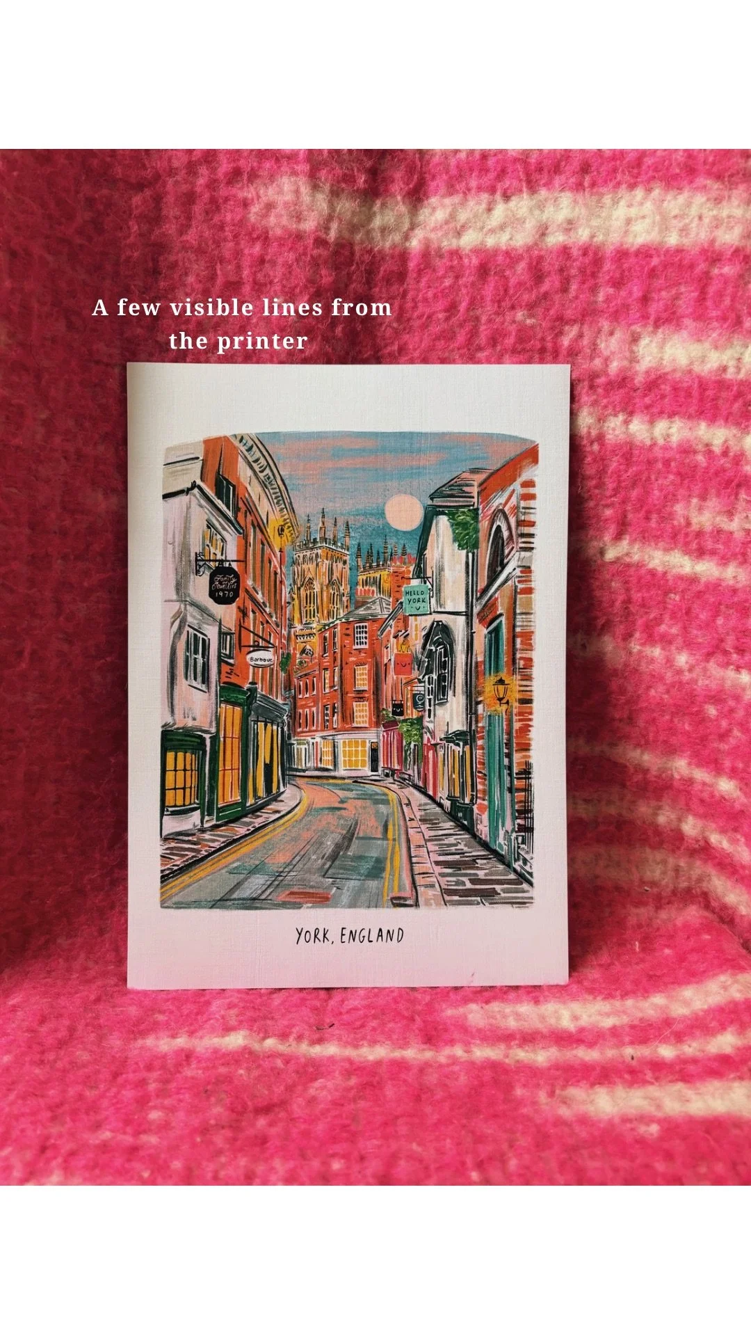 Misprint A4 Print - York
