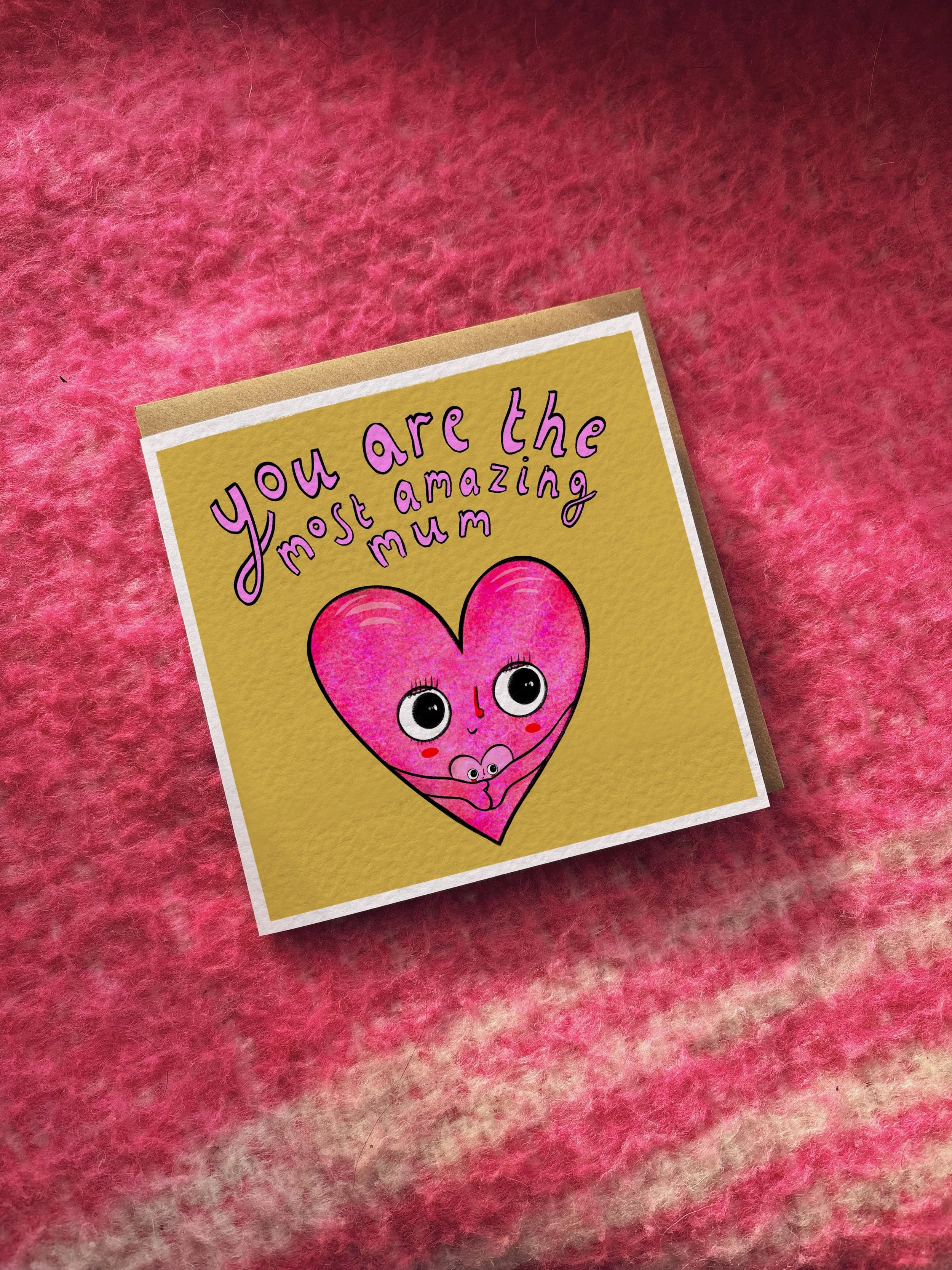 You Are The Most Amazing Mum/Grandma card (with alternative name options)