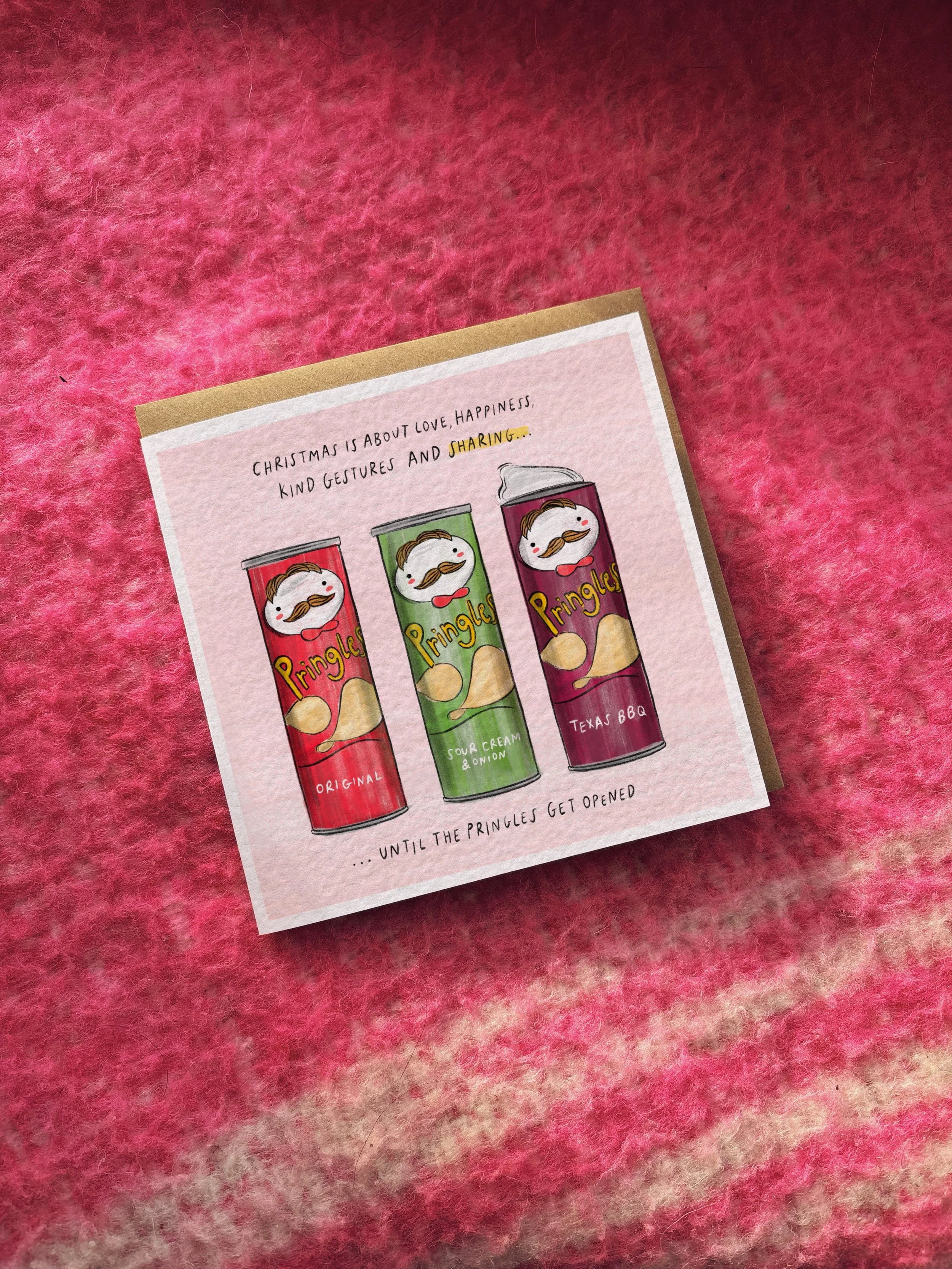 Pringles Christmas card