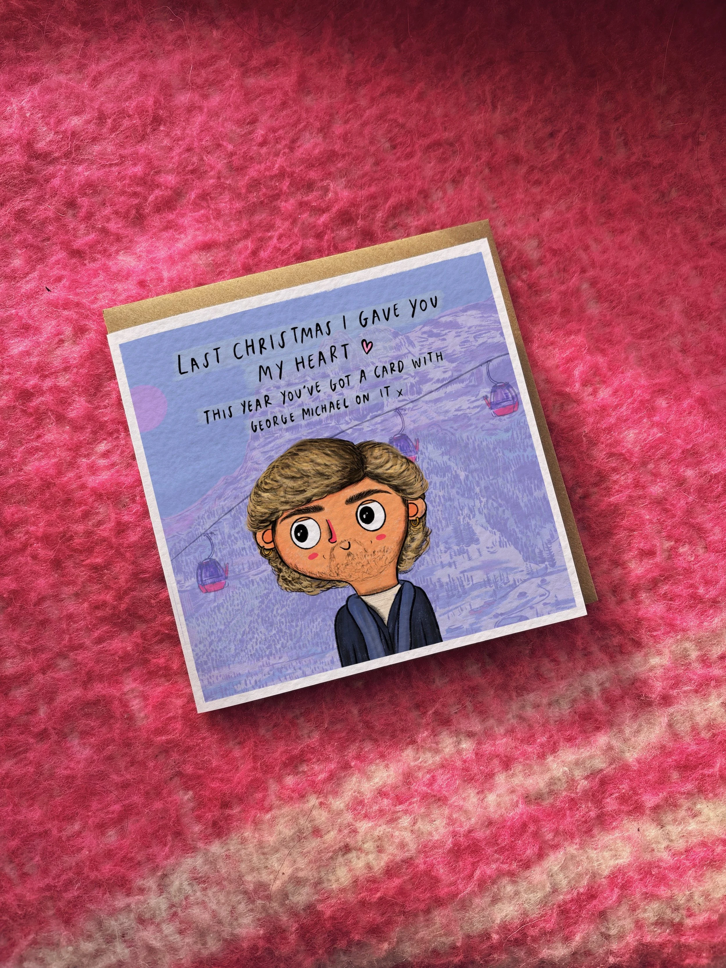 Last Christmas I Gave You My Heart card (George Michael)