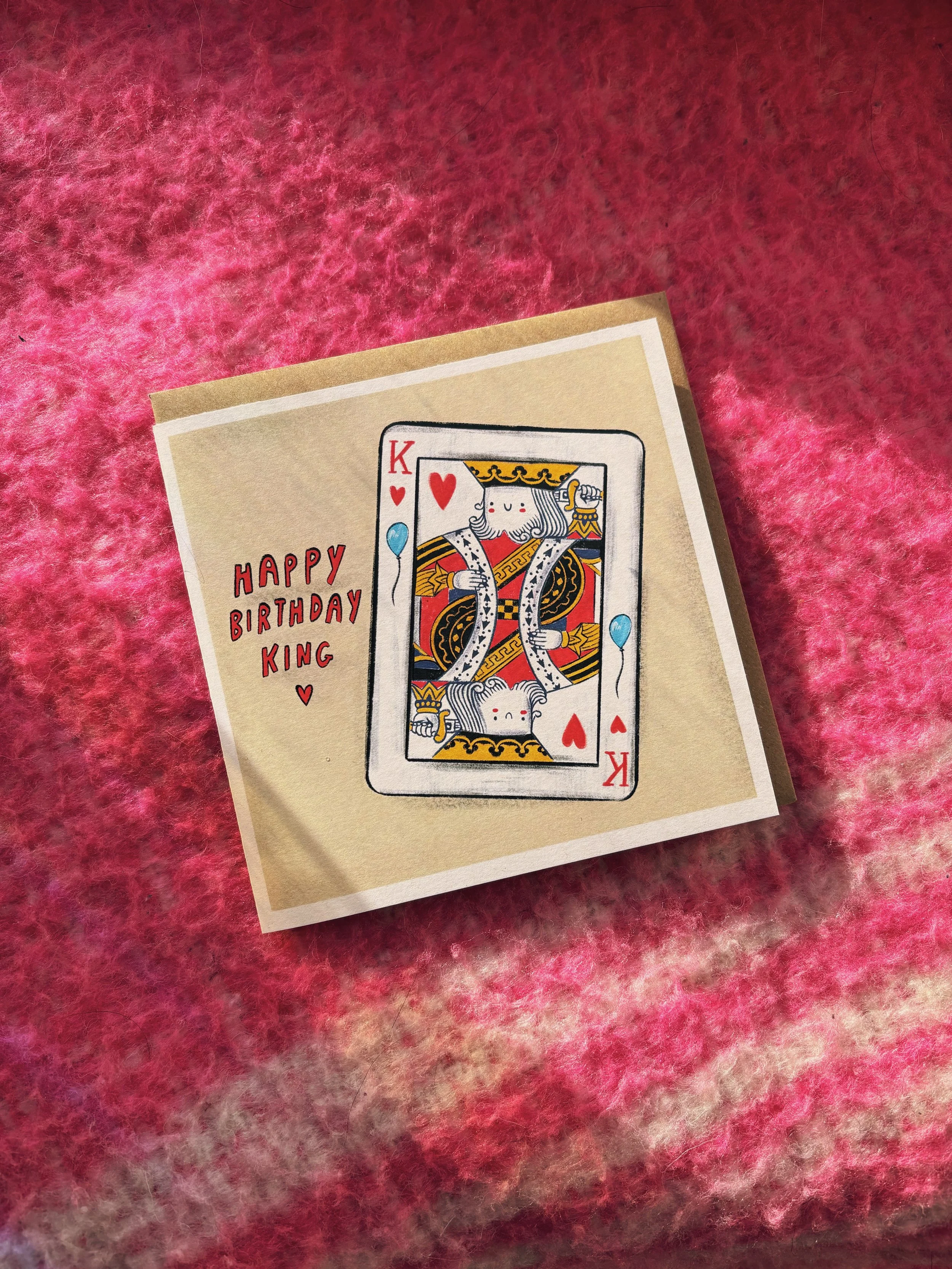 Happy Birthday King card