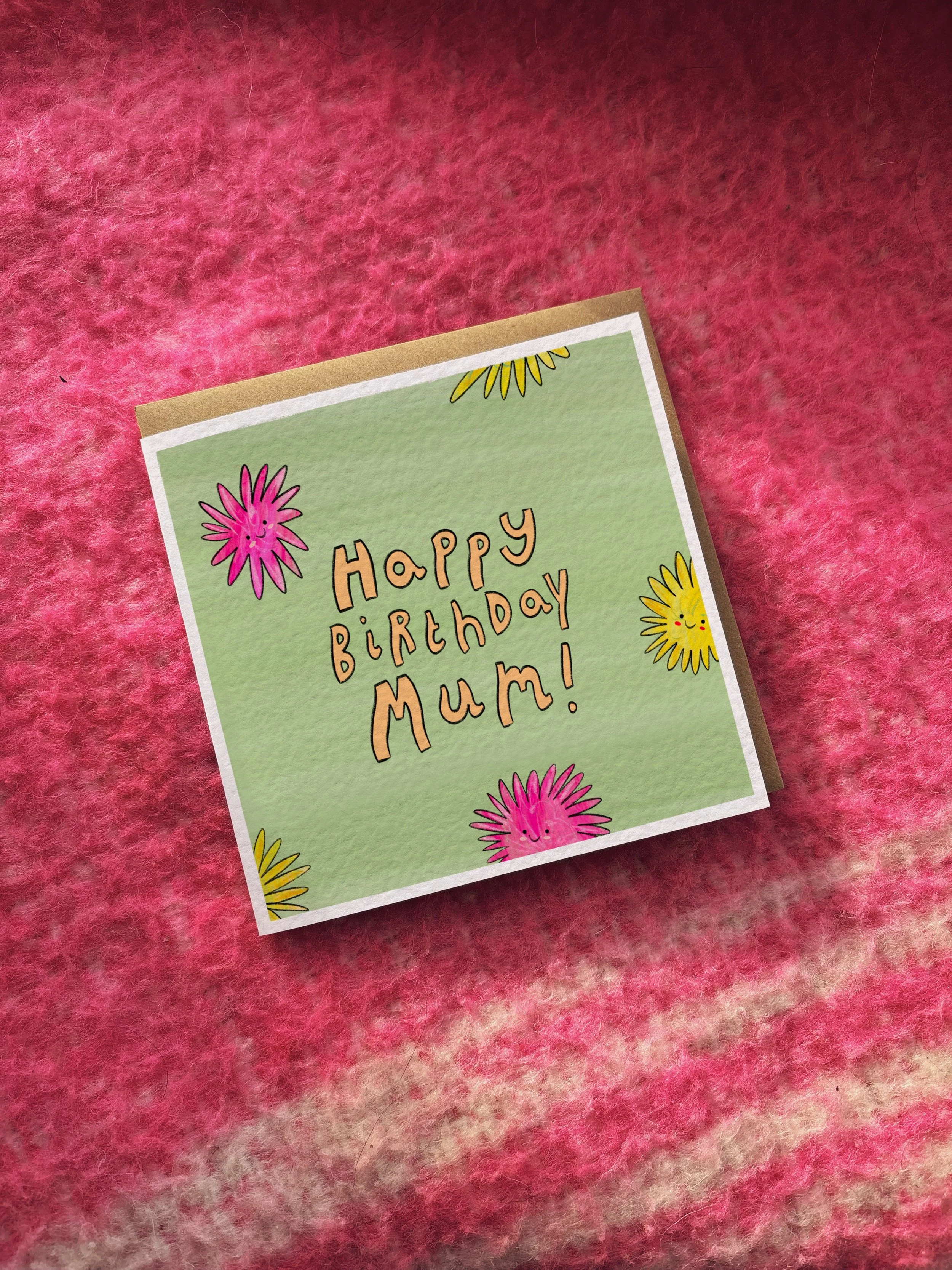 Happy Birthday Mum card