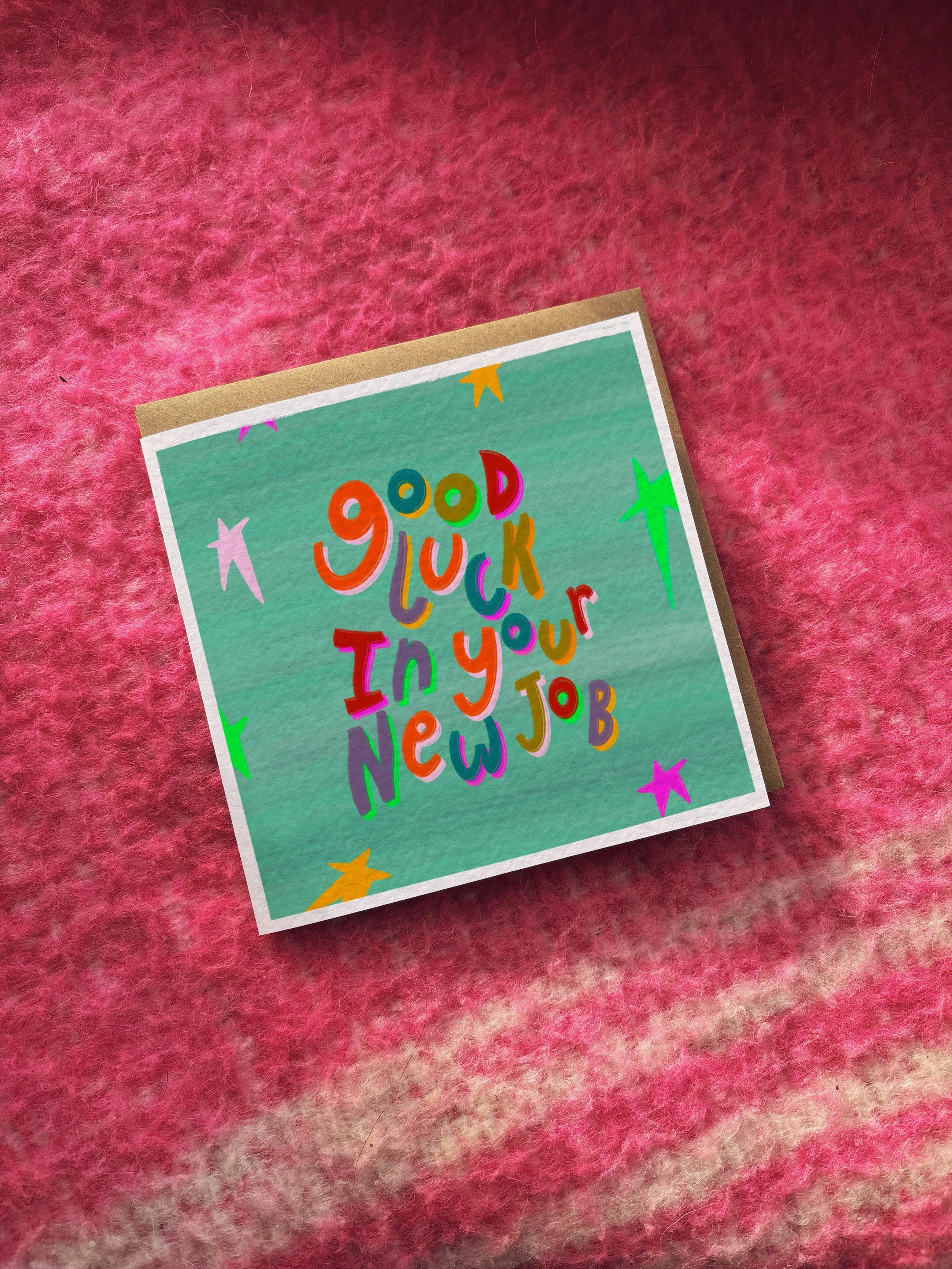 Good Luck In Your New Job card