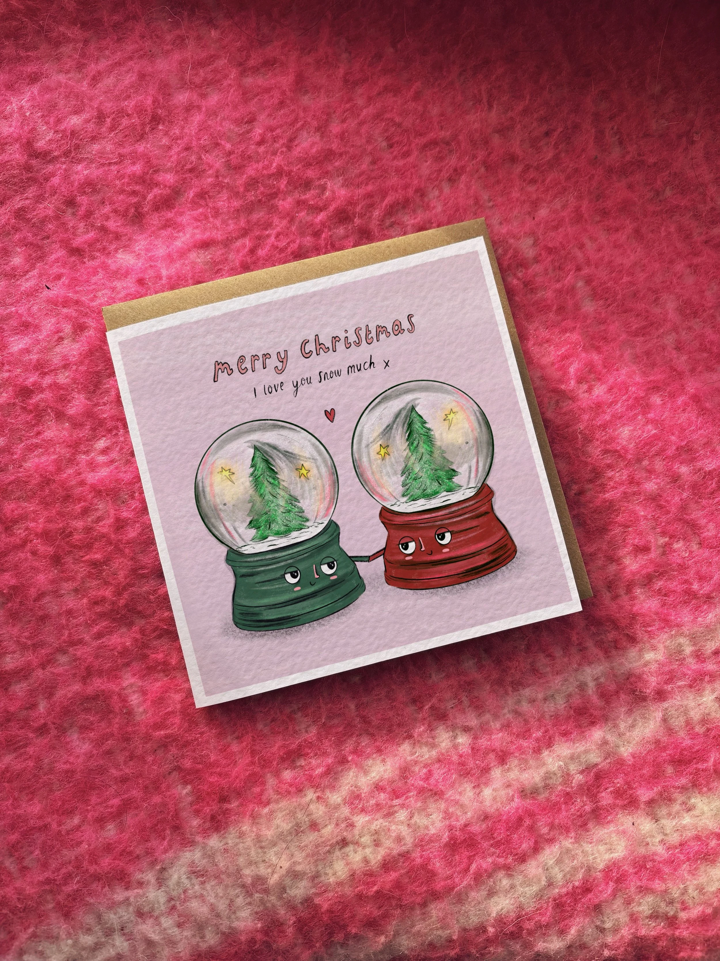 Merry Christmas I Love You Snow Much card