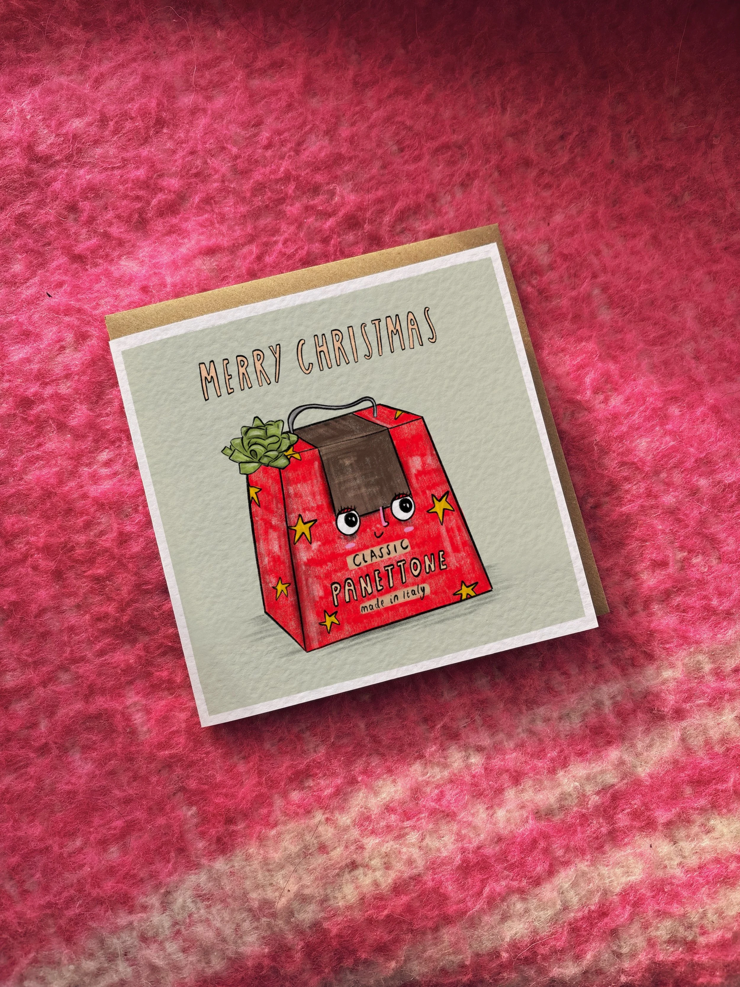 Merry Christmas card (panettone)