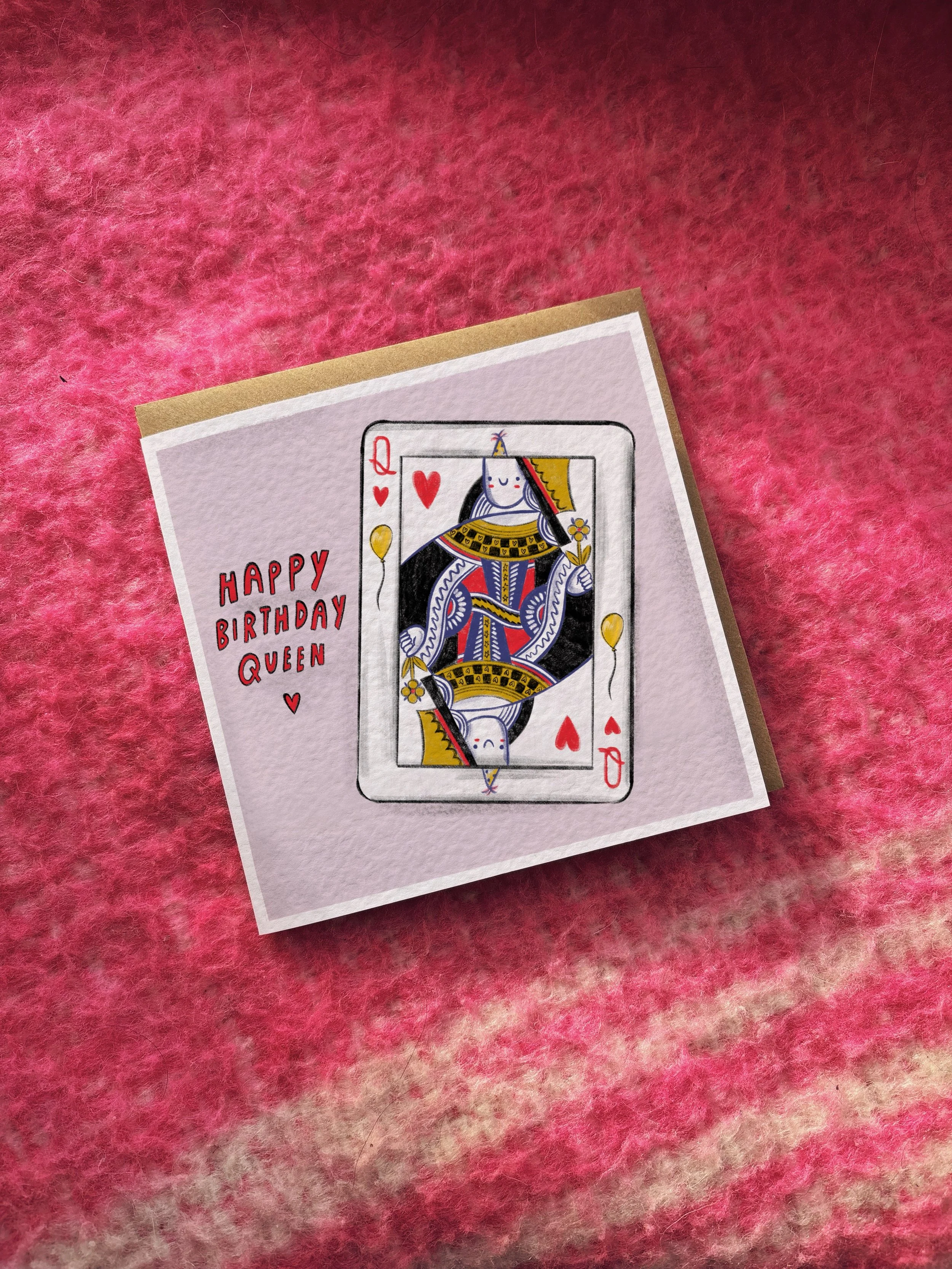 Happy Birthday Queen card