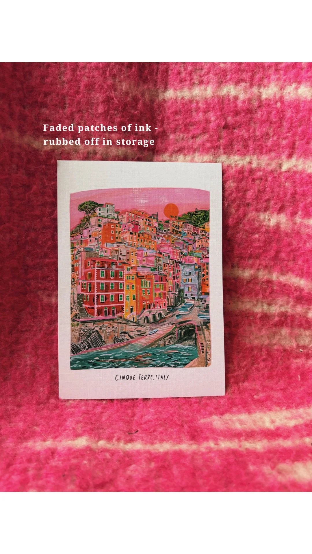 Misprint A5 Print - Cinque Terre