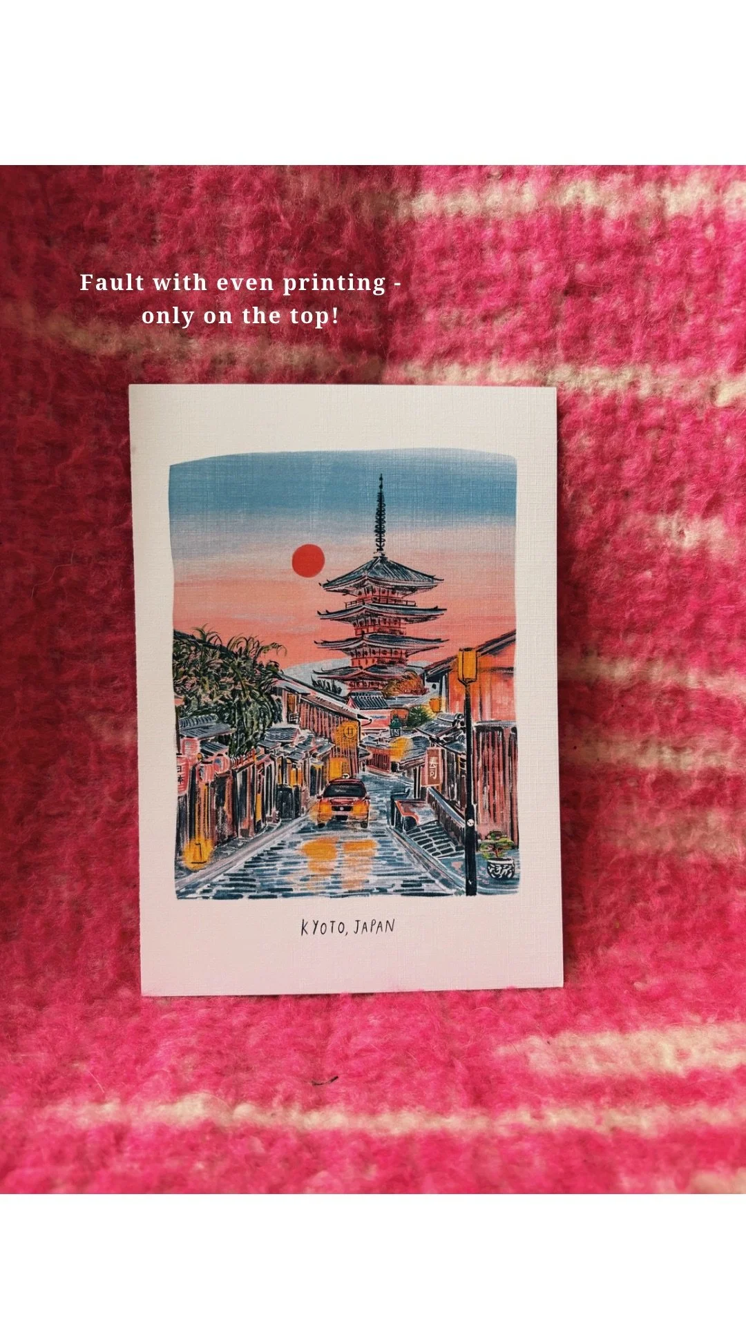 Misprint A5 Print - Kyoto