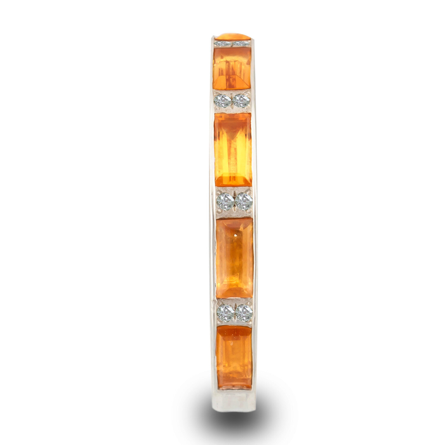 Citrine Half Eternity