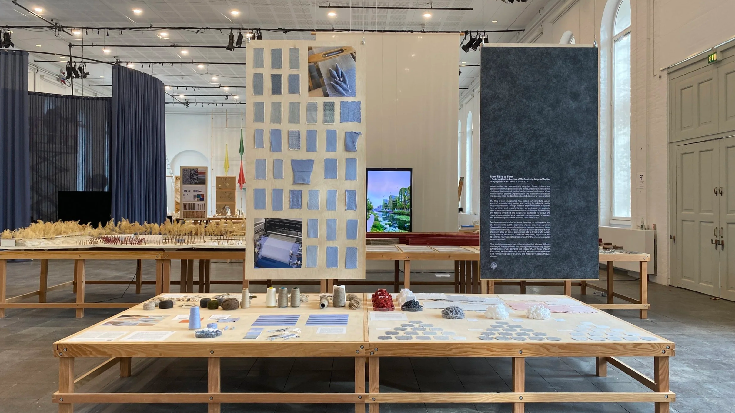 Imagining the Future - through Architecture and Design. The Royal Danish Academy 30.10.2025 - 16.04.2026. READY exhibited together with Astrid Tolnov's Ph.D FROM FIBER TO FORM, as a combined entity New Material Aesthetics.