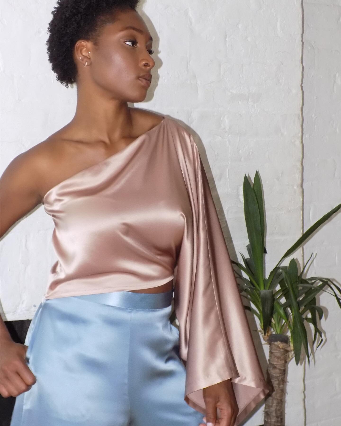 The Sofia asymmetric top, available in different colourways. Shop now on VERNICIA.CO.UK