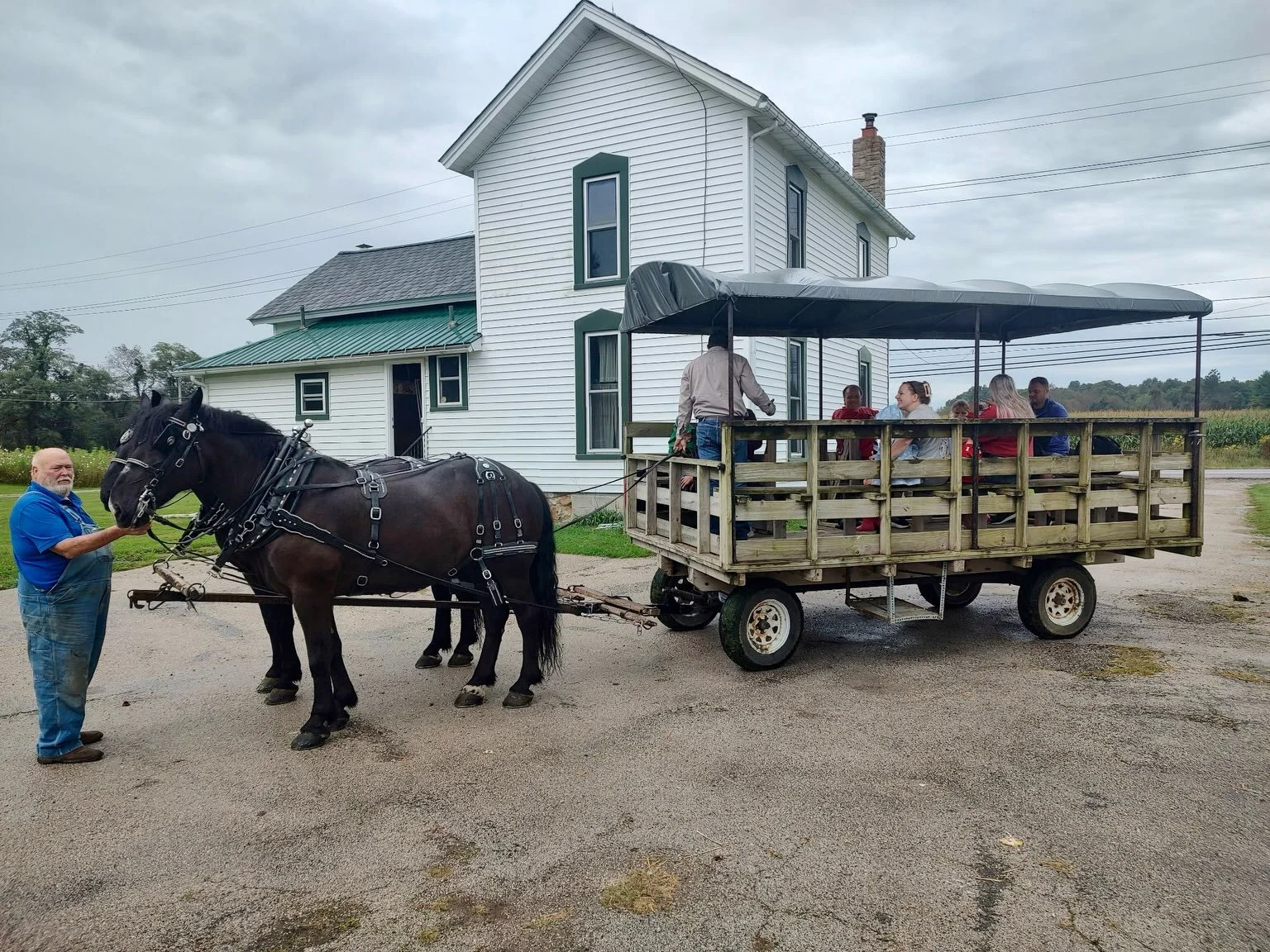 What a gloomy day it was BUT - there was joy and brightness found from our two new 4 legged hooved best friends! Love joining forces with fellow small business owners&hellip;so thankful for connecting! 

Fall is almost here - come check us out! 

#oh