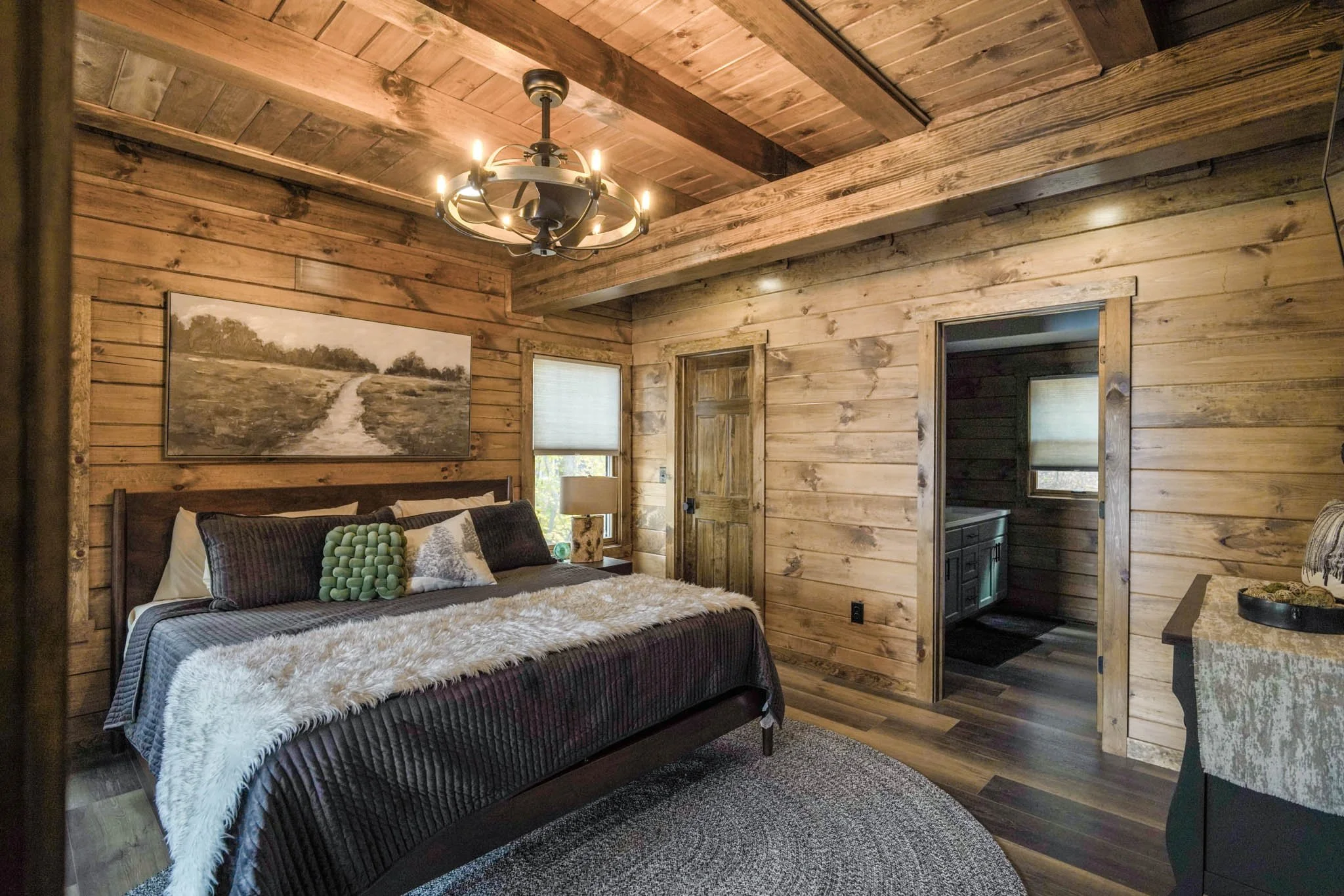 Custom Log Home in Northern PA