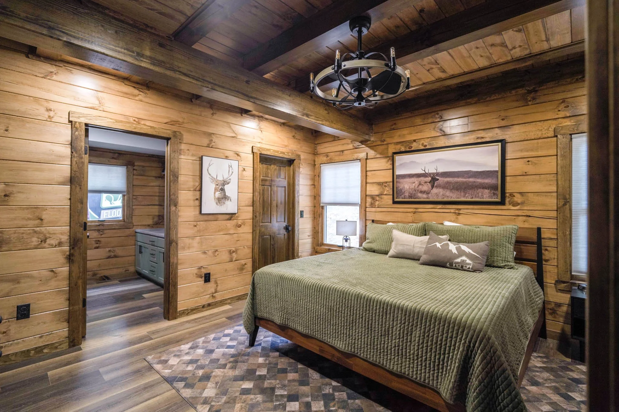 Custom Log Home in Northern PA