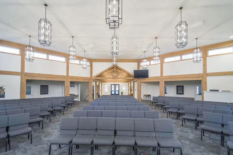 JCC timber roof system with standing seam metal