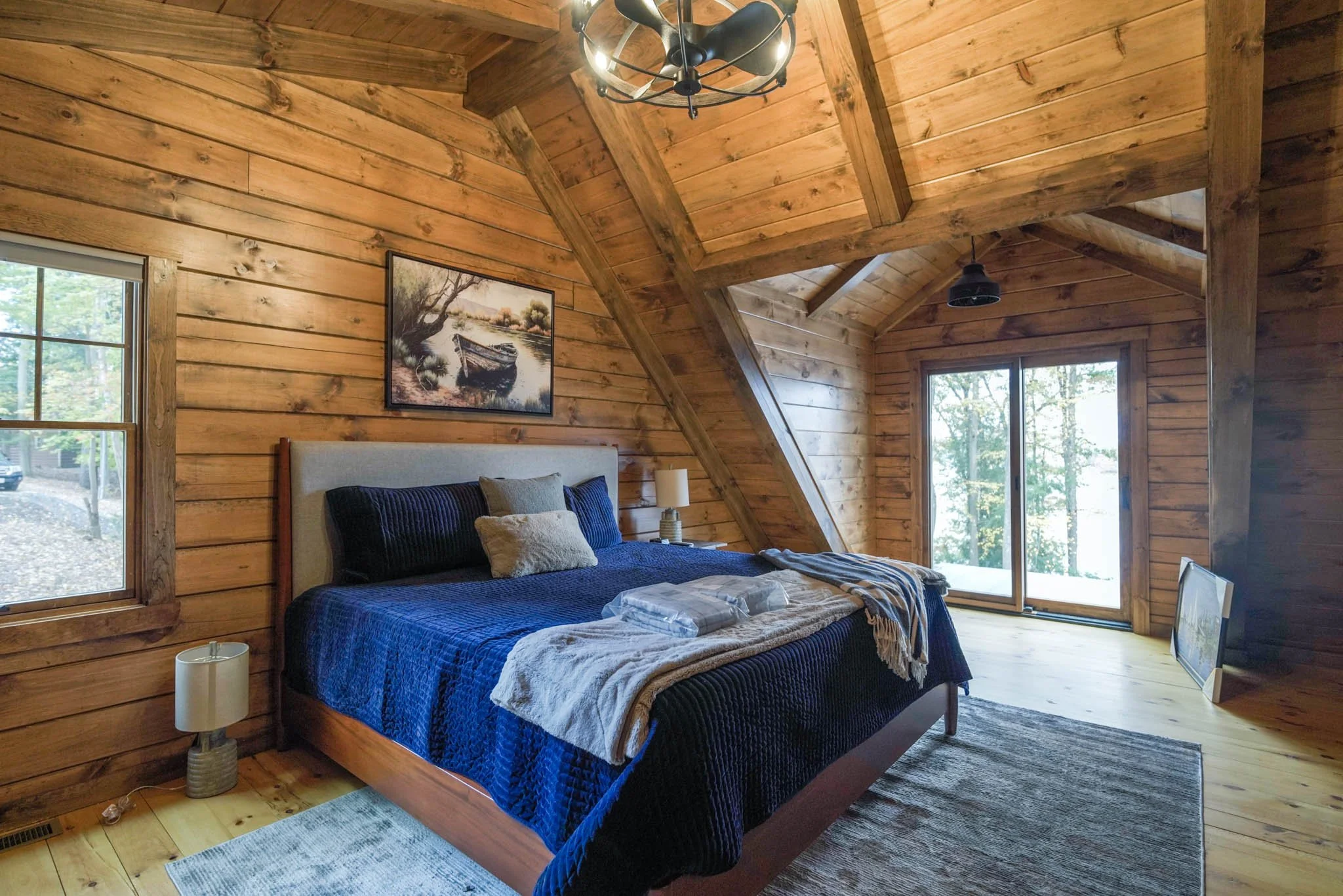 Custom Log Home in Northern PA