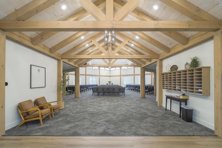 JCC timber-frame side elevation view