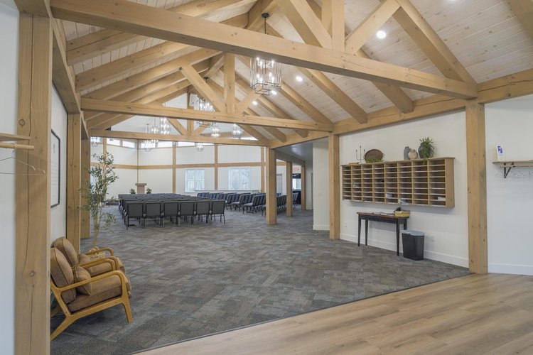 JCC exposed beam and rafter detail