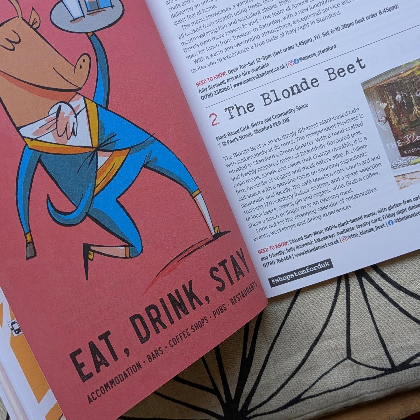 We had a great time last night with a whole bunch of other local businesses, celebrating the launch of another wonderful #littlebookofstamford 

Check us out on page 1 of the 'Eat, Drink, Stay' section!

Thanks for including us in another wonderful e