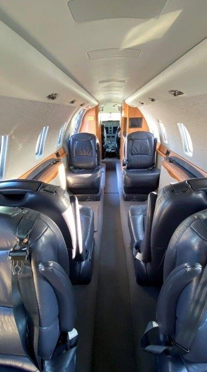 Cabin interior before refurbishment