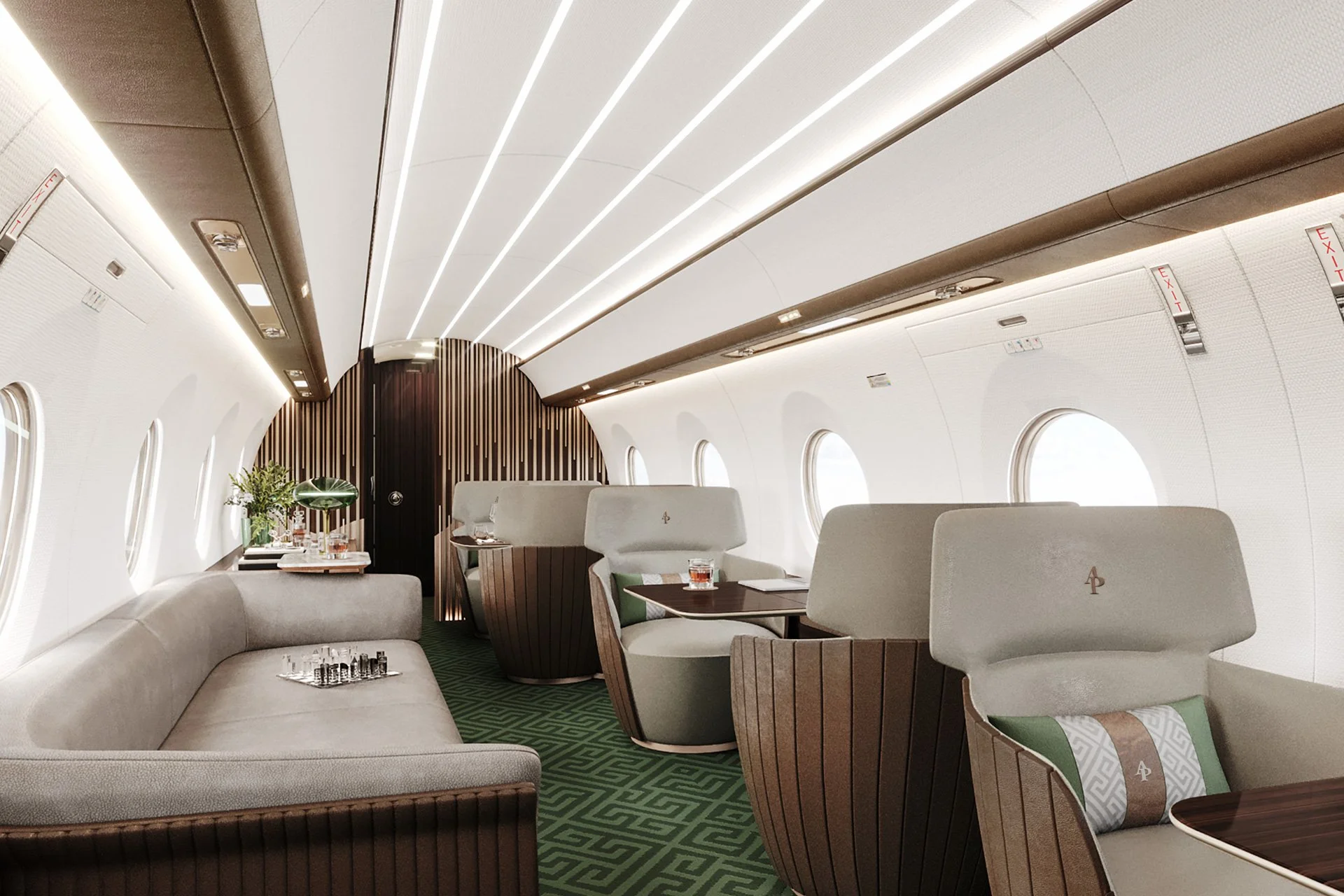 Aurora Saboir nominated for International Yacht and Aviation Awards 2022 with project "AP" Gulfstream G650