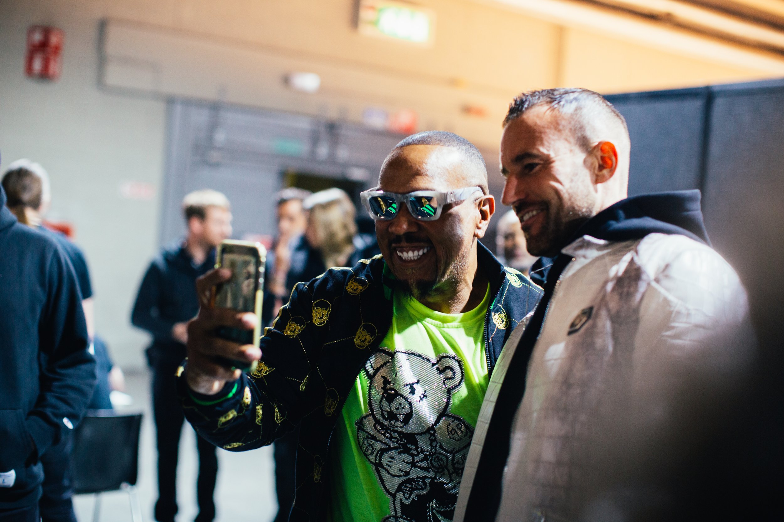 Timbaland with Philipp Plein before his live performace at Milan Fashion Week - March 2020, Milan