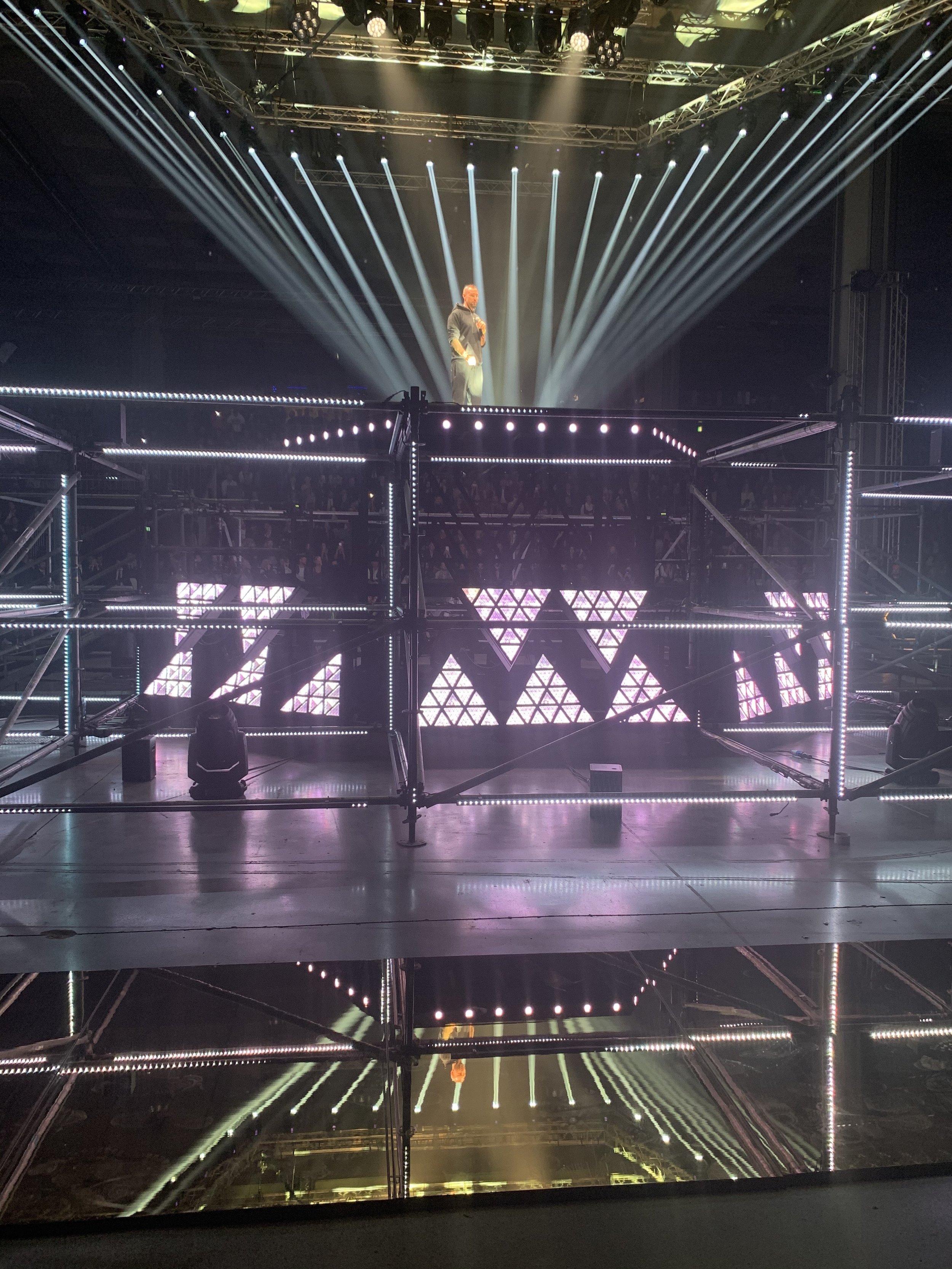 Before show venue set up