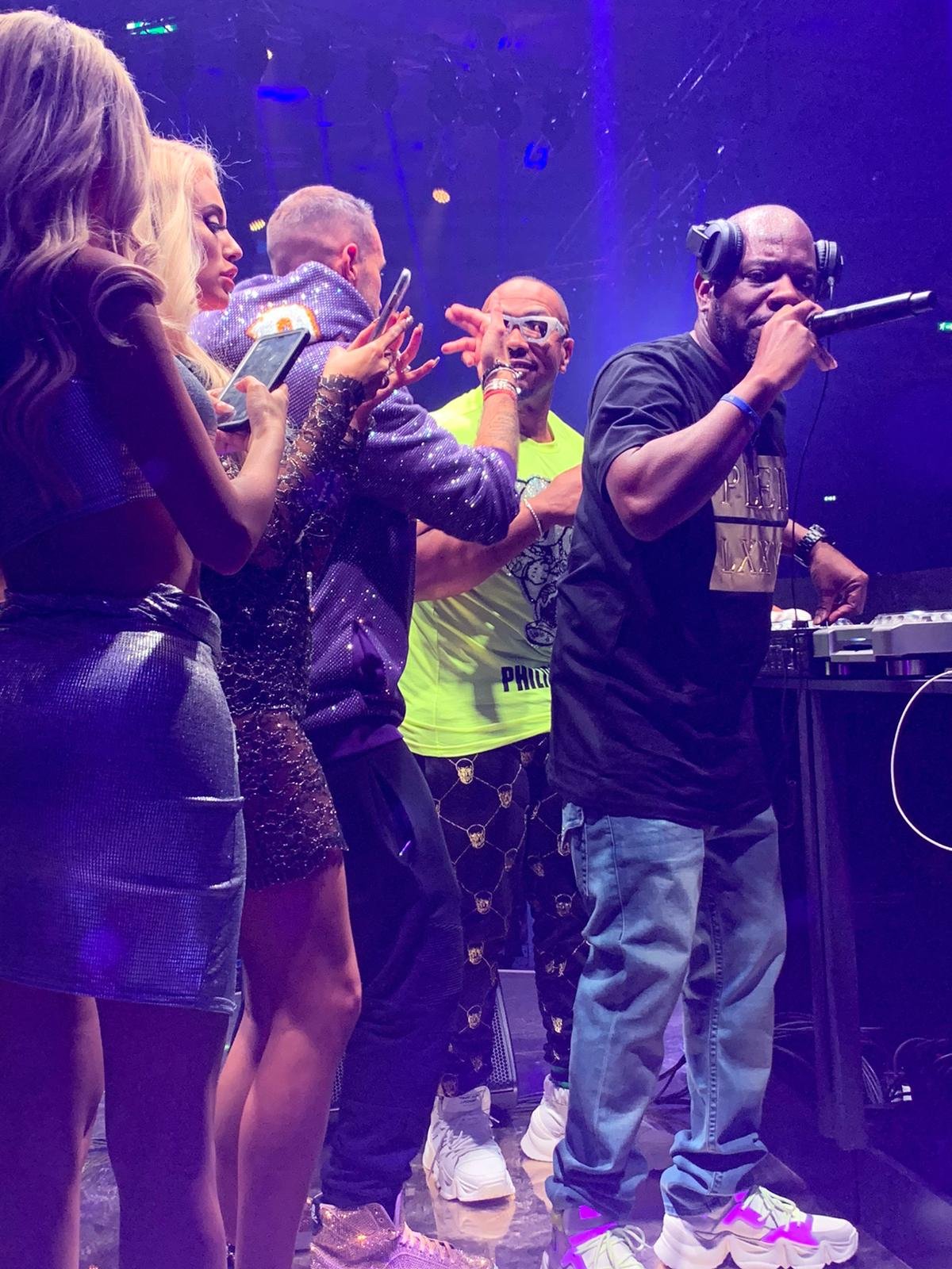 Timbaland performing at Philipp Plein fashion show - Milan Fashion Week, March 2020