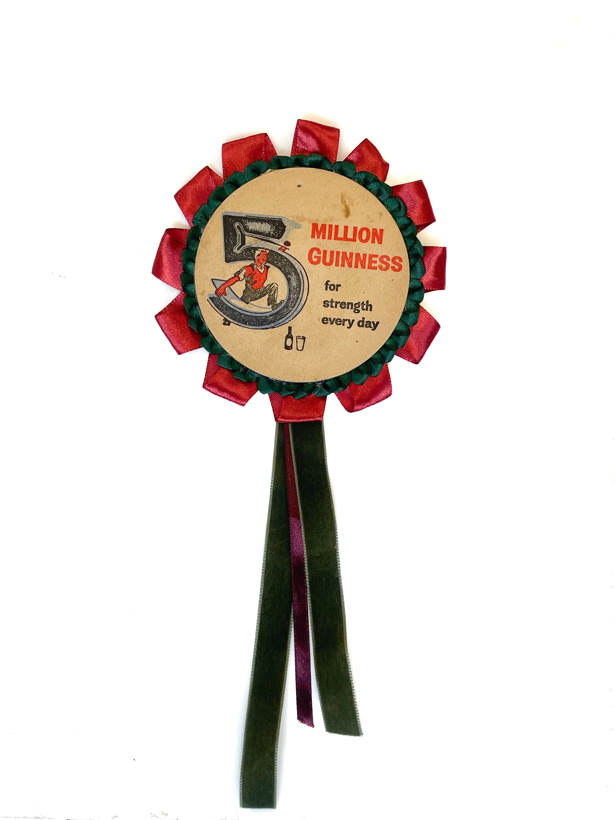 VINTAGE BEER MAT ROSETTE - Guinness