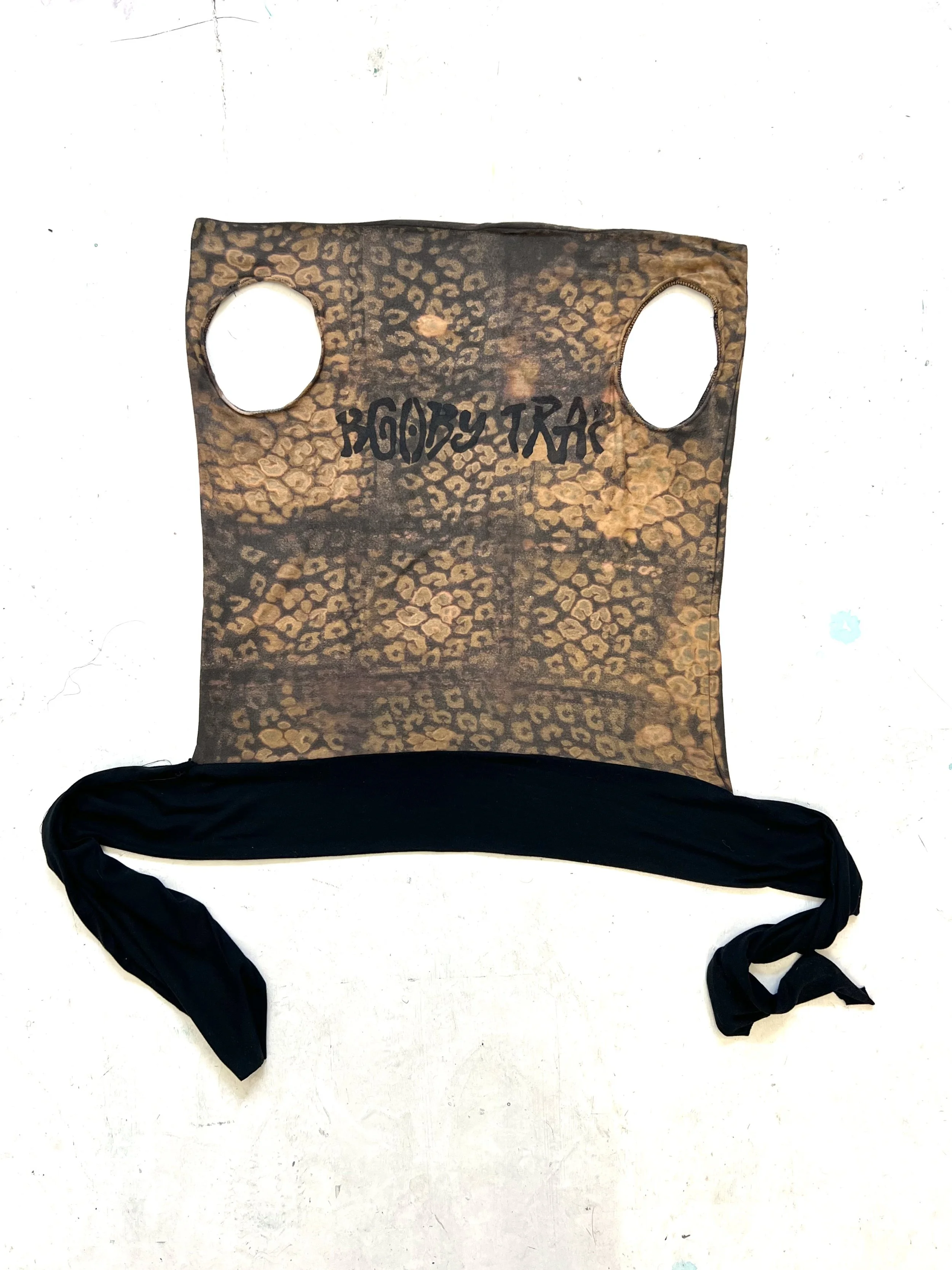 BOOBY TRAP top (black leopard)