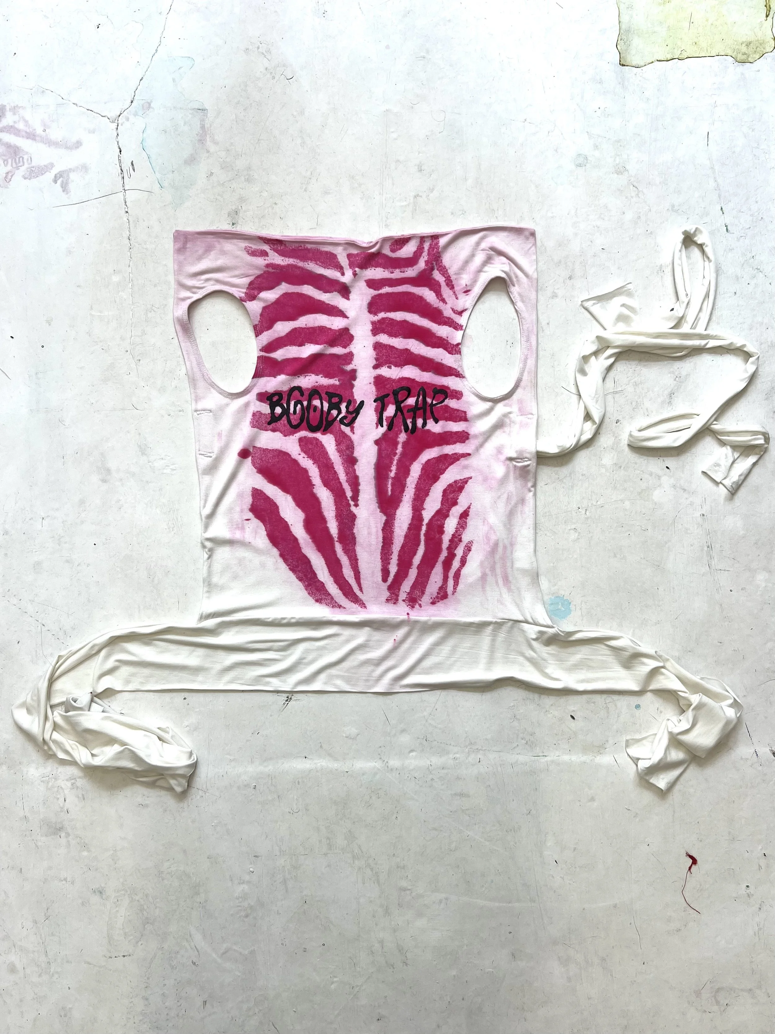 BOOBY TRAP top (Zebra)