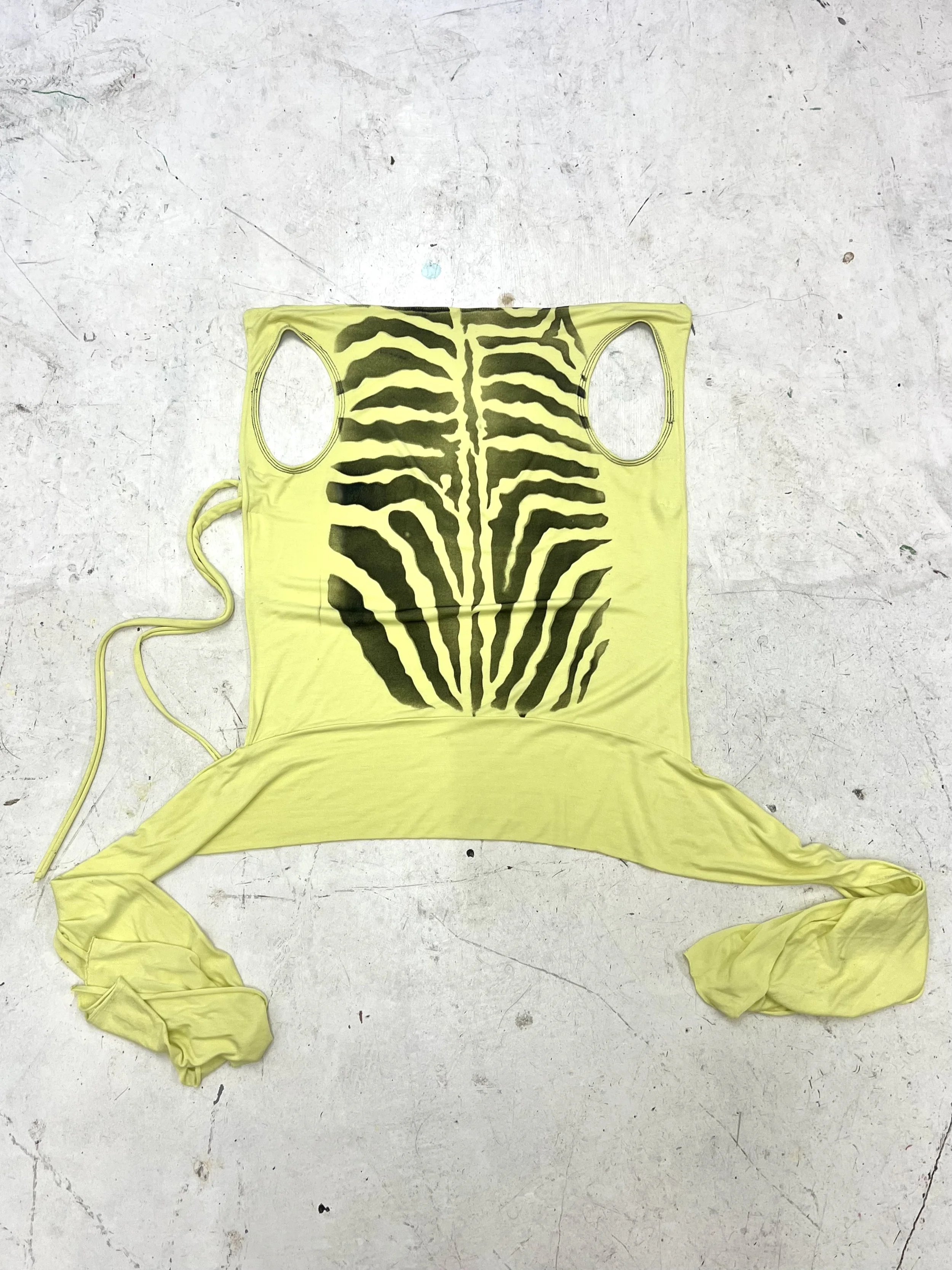 BOOBY TRAP top (Zebra Yellow)