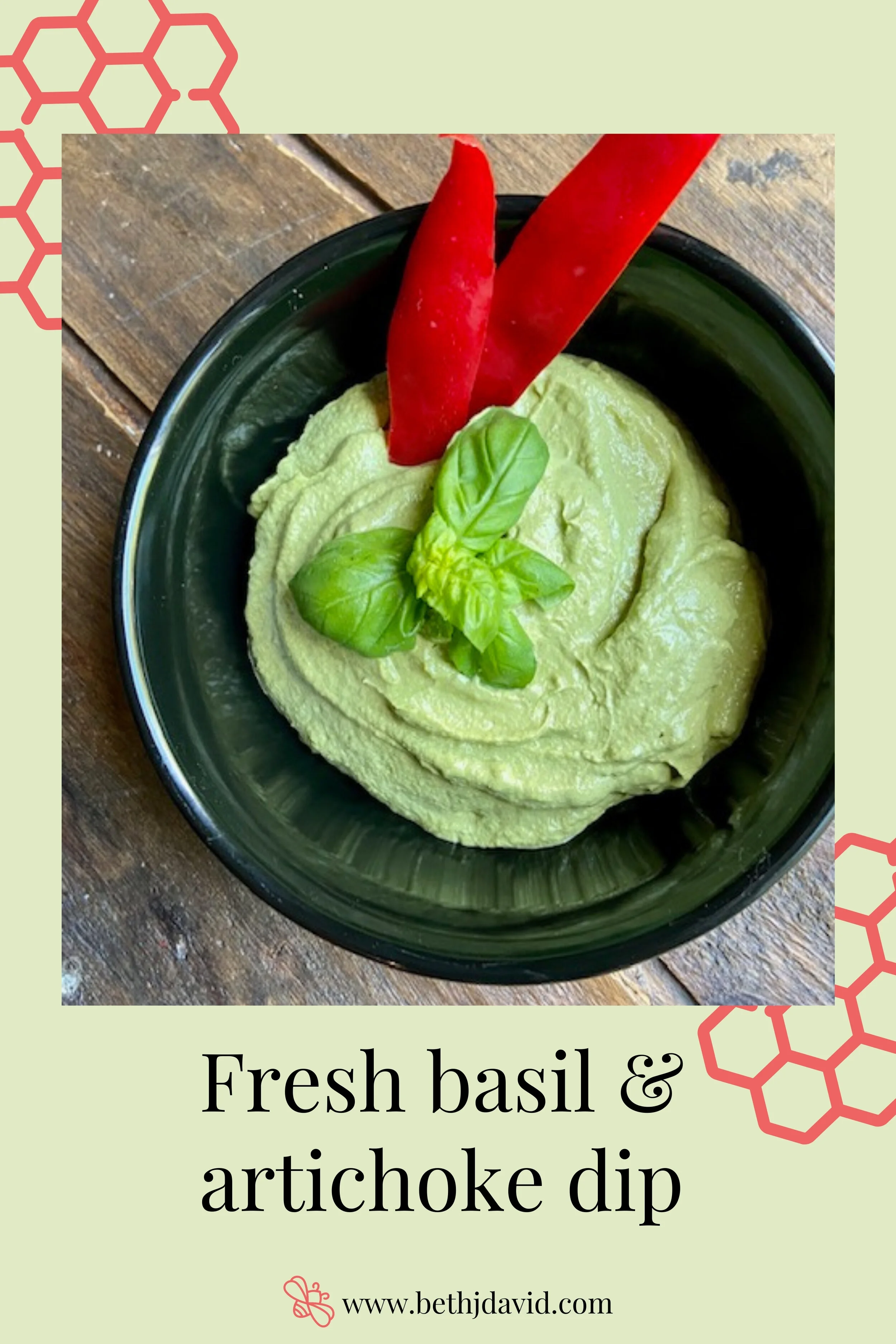 Lemony-fresh basil &amp; artichoke dip