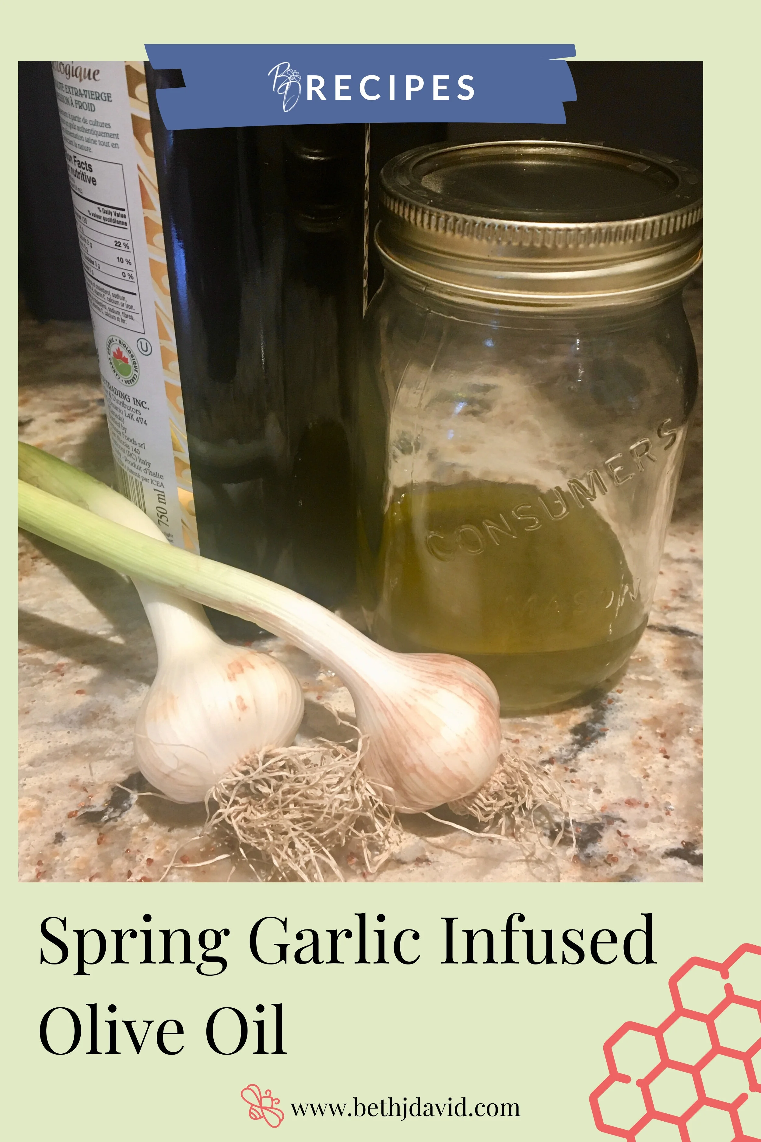 How to make garlic infused olive oil