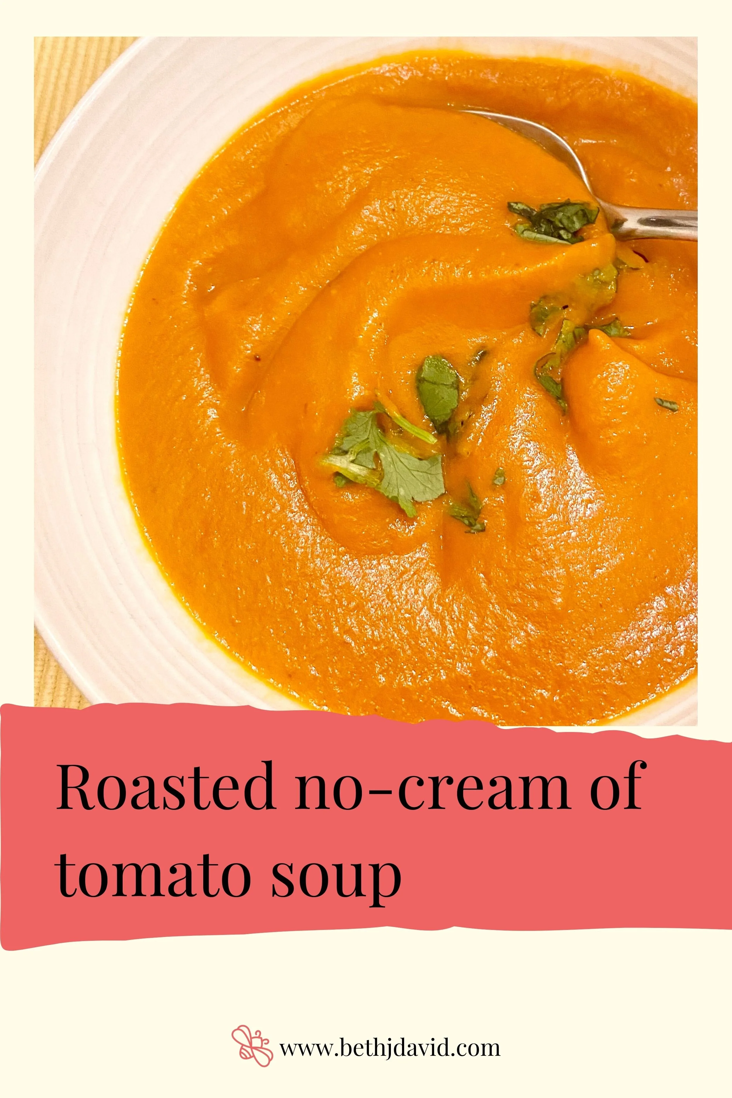 A new fall classic: roasted no-cream of tomato soup